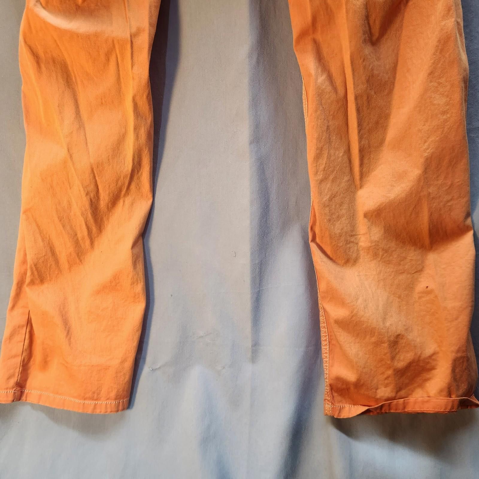 Good Enough Enzo Denim Orange Pants Size 36 Size US 36 / EU 52 - 7 Thumbnail