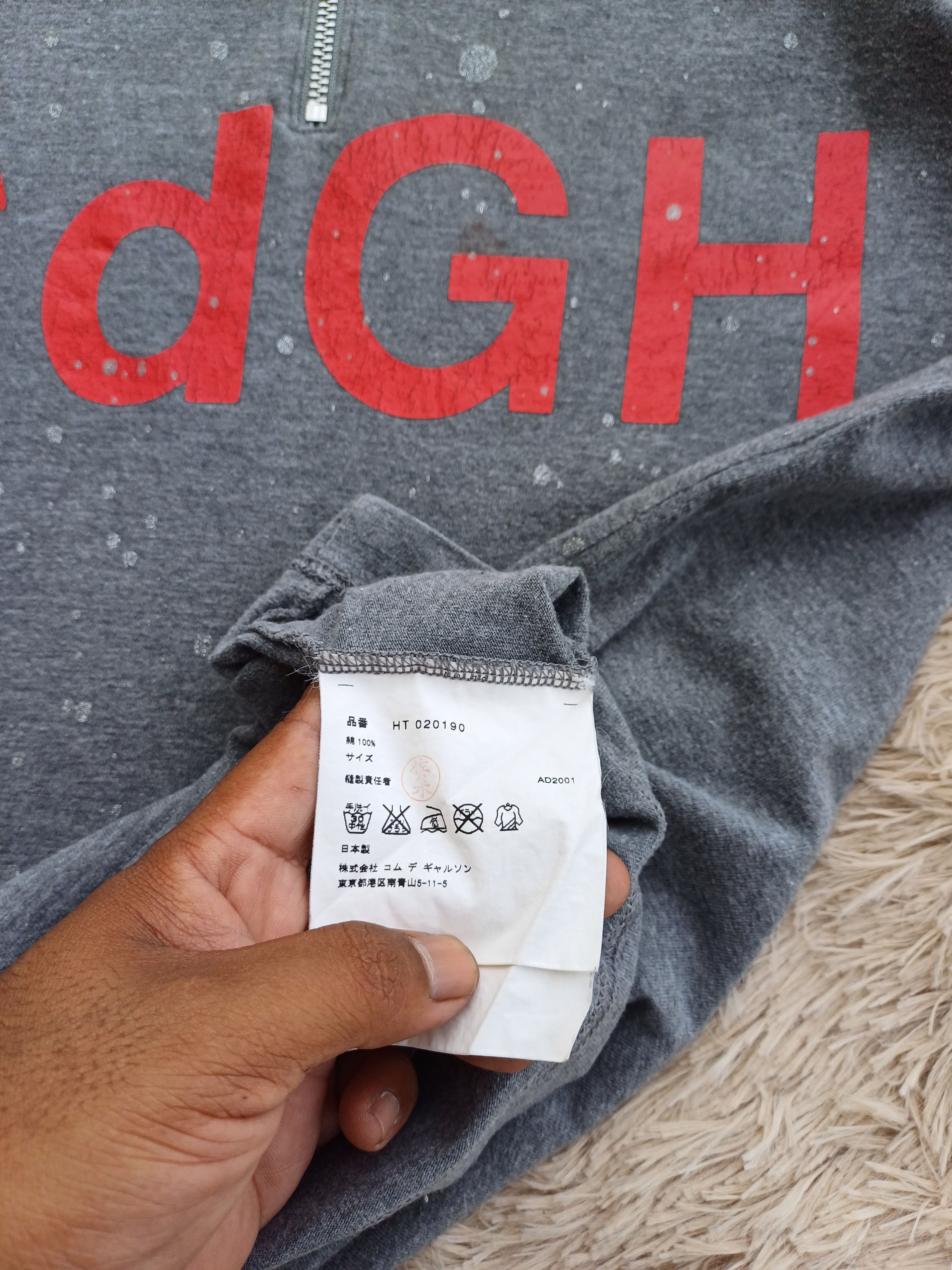 Comme des Garcons Rare Vintage AD2001 CDGH Comme Des Garcons Homme Tshirt Size US M / EU 48-50 / 2 - 9 Thumbnail