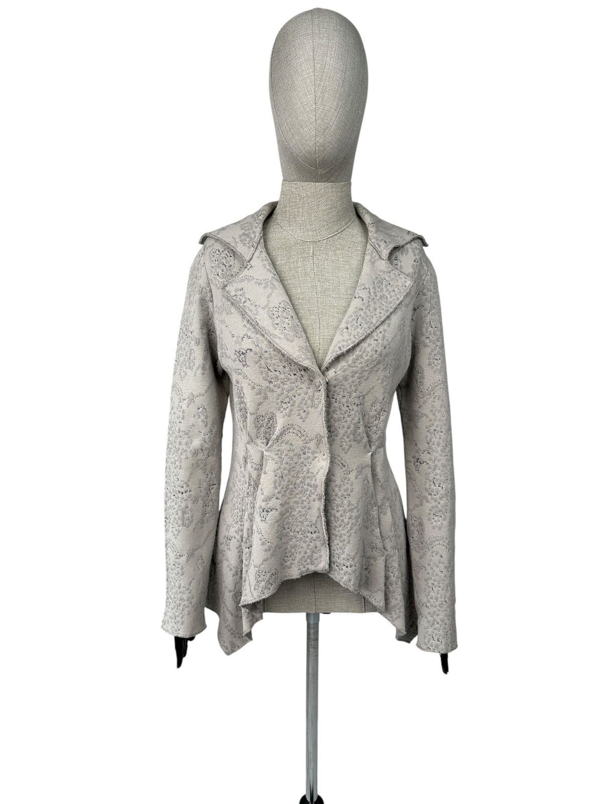 Transit TRANSIT PAR SUCH Avant Garde Asymmetrical Jacquard Jacket Size M / US 6-8 / IT 42-44 - 1 Thumbnail