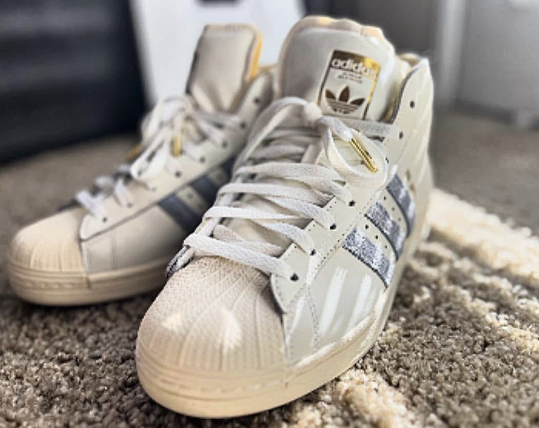 Adidas Adidas Pro Model High-Top Sneakers White/Off-White Size 9 Size US 9 / EU 42 - 1 Thumbnail