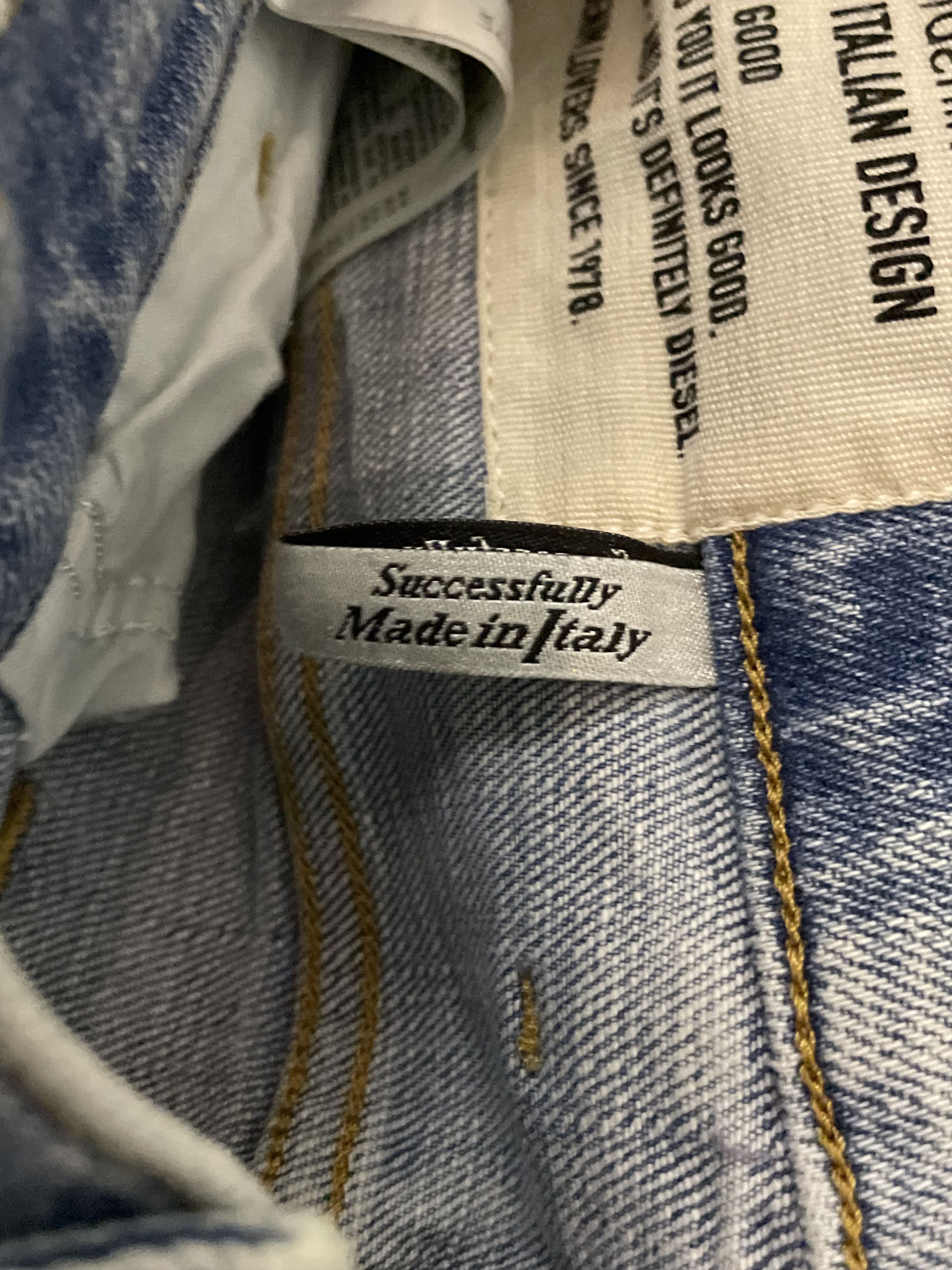 Diesel Diesel D-VIDER distressed denim Size US 29 - 6 Thumbnail