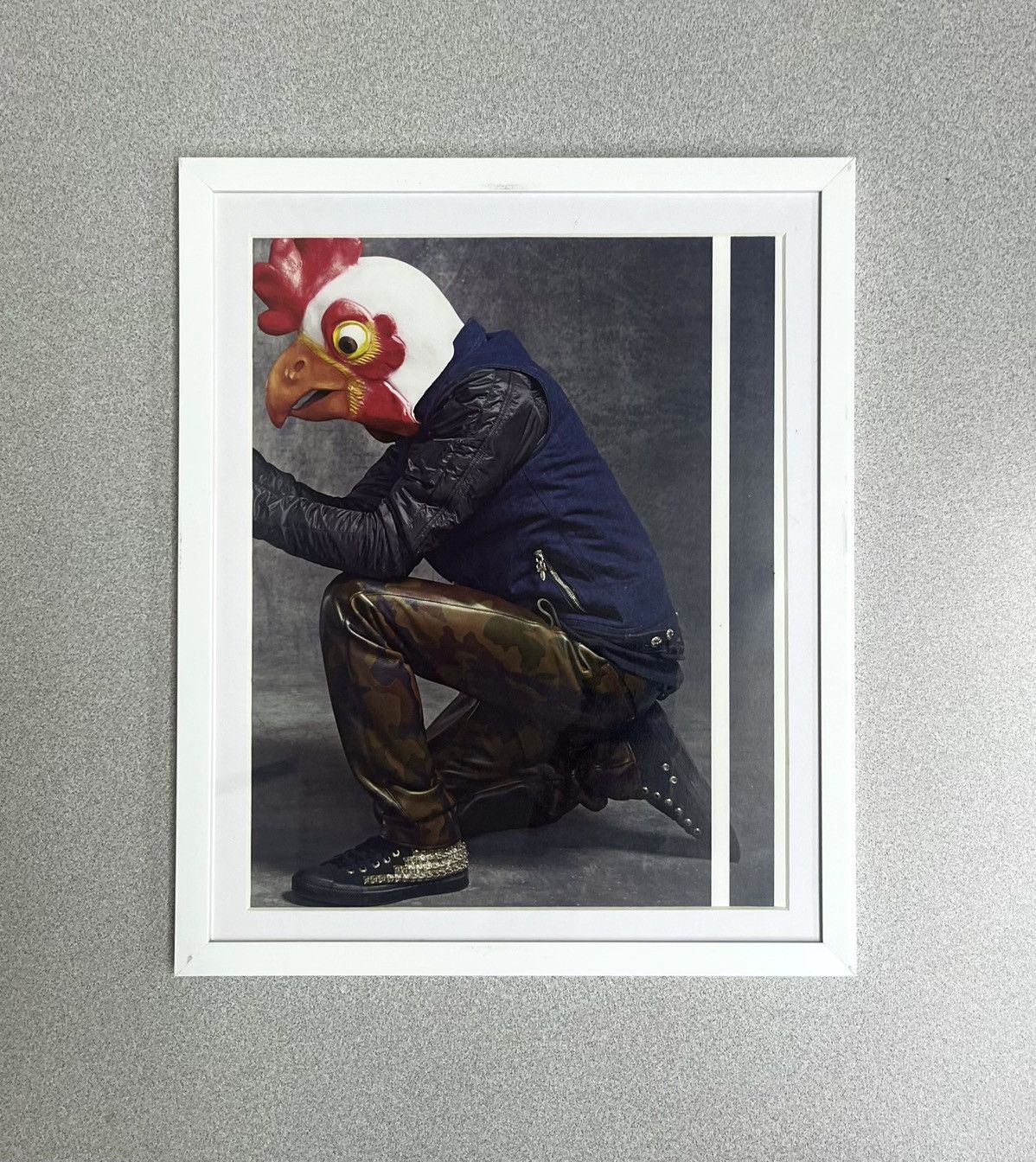 Chrome Hearts × Vintage Chrome Hearts chicken head man 9x11 Framed poster Size ONE SIZE - 1 Thumbnail