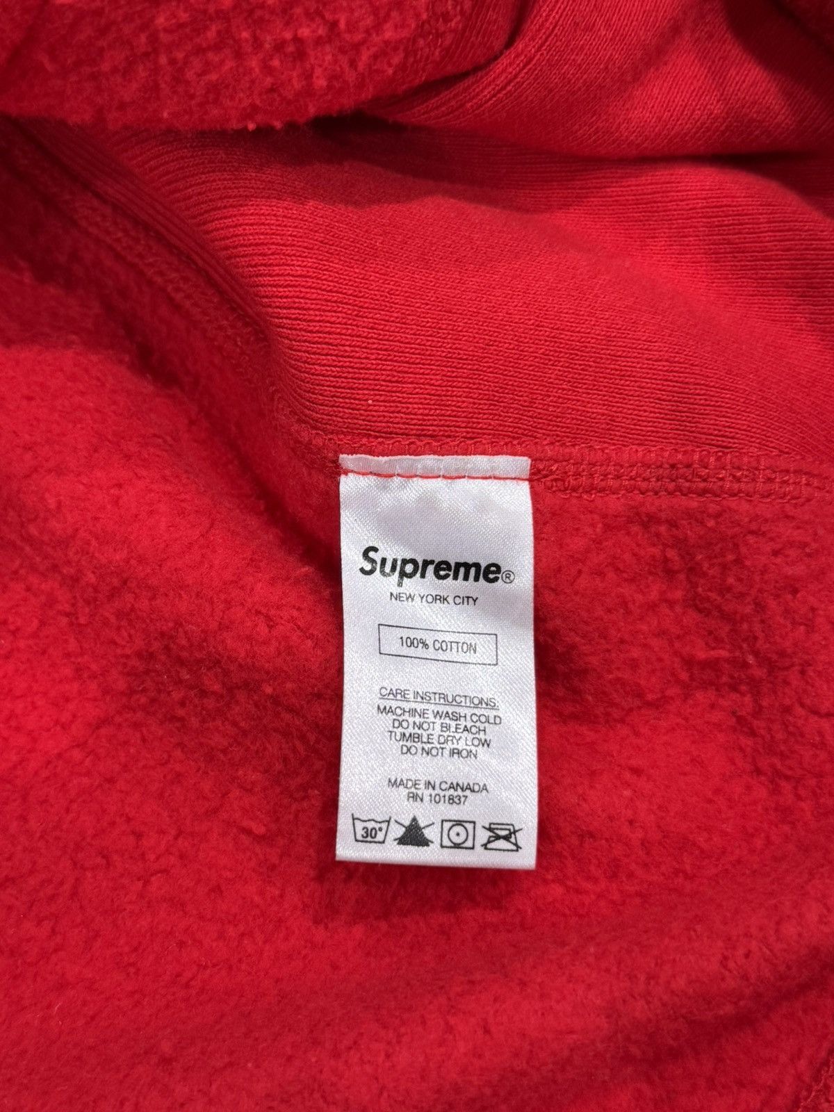 Supreme Supreme Cross Box Logo Hoodie Red Size US M / EU 48-50 / 2 - 14 Thumbnail