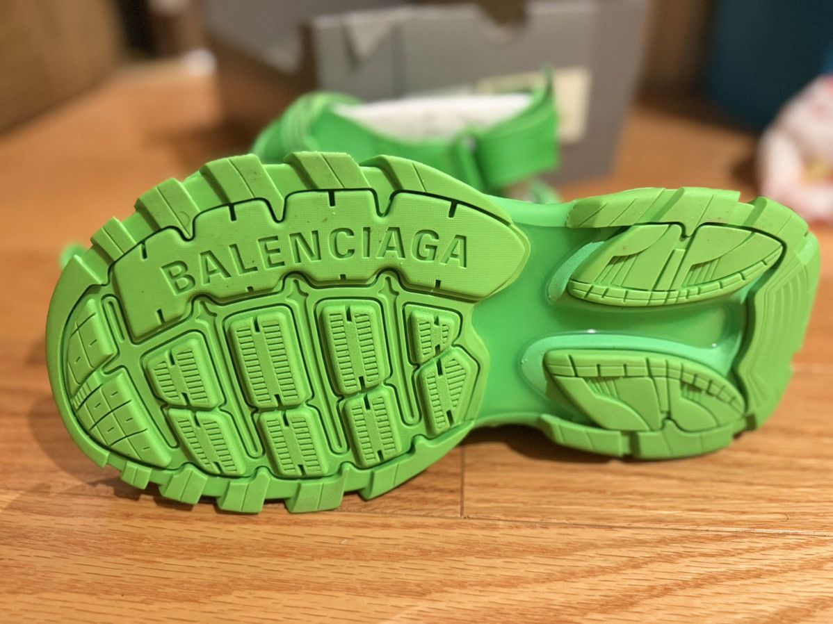 Balenciaga Balenciaga Track Sandal Strap Fluo Green 44 NEW Sandals 🔥 Size US 11 / EU 44 - 7 Thumbnail