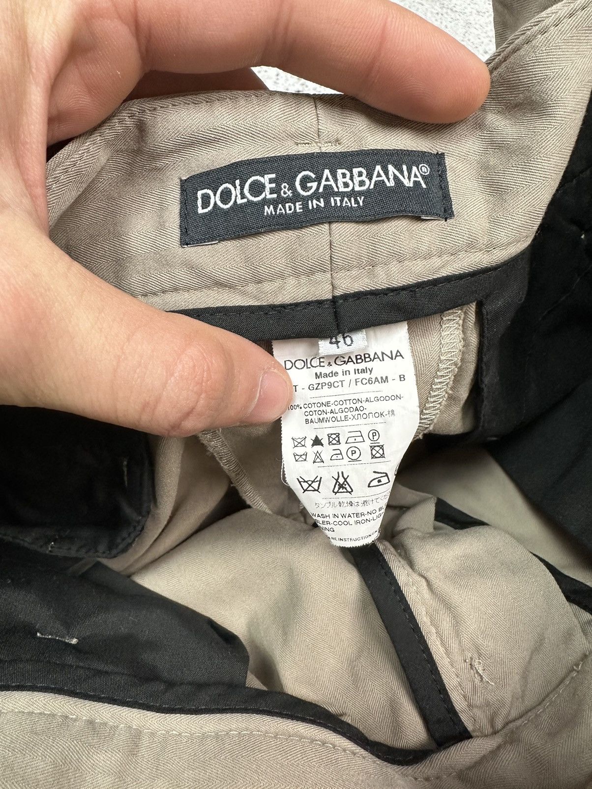 Dolce & Gabbana × Vintage Dolce & Gabbana Men's Collection Light brown pants 46 Size Size US 30 / EU 46 - 12 Thumbnail