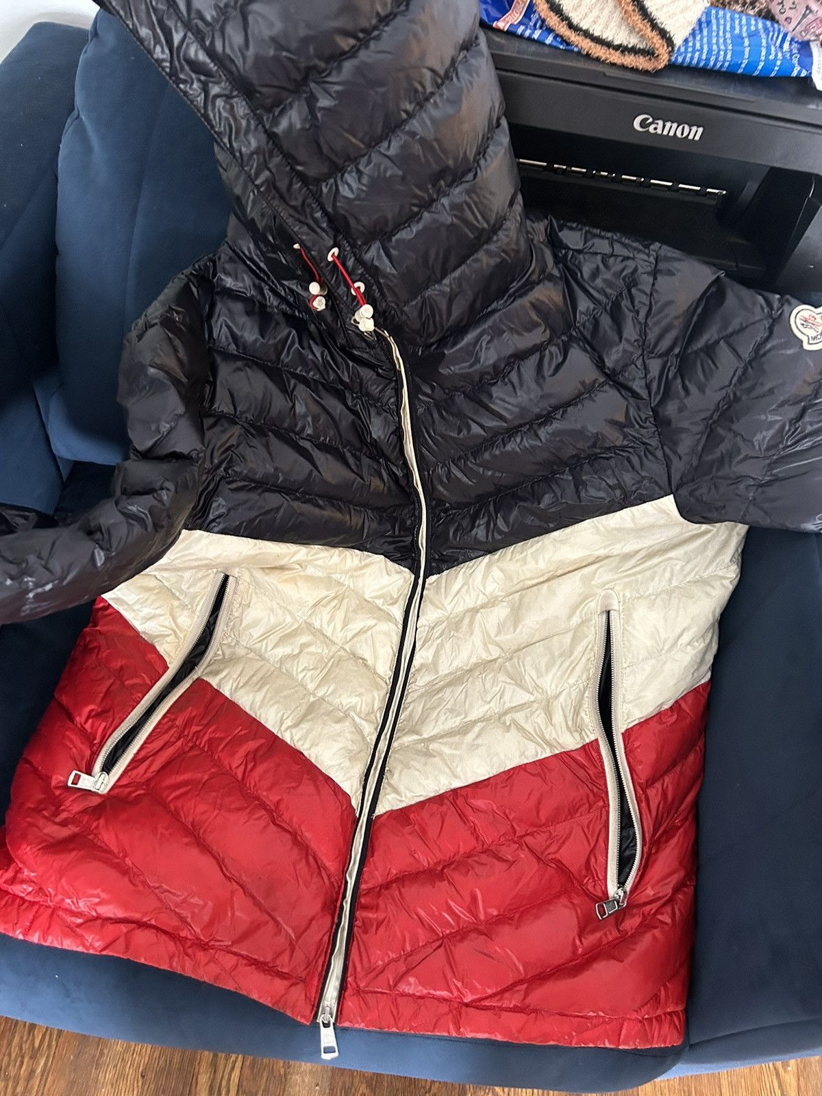 Moncler Moncler Color Block Jacket Size US XL / EU 56 / 4 - 1 Thumbnail