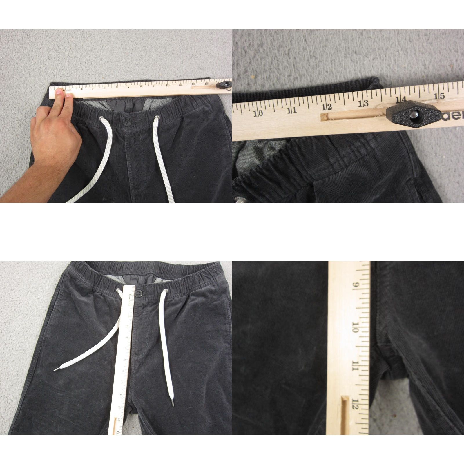Vuori Vuori Pants Mens Small Black Corduroy Jogger Casual Cotton Size US 29 - 8 Thumbnail