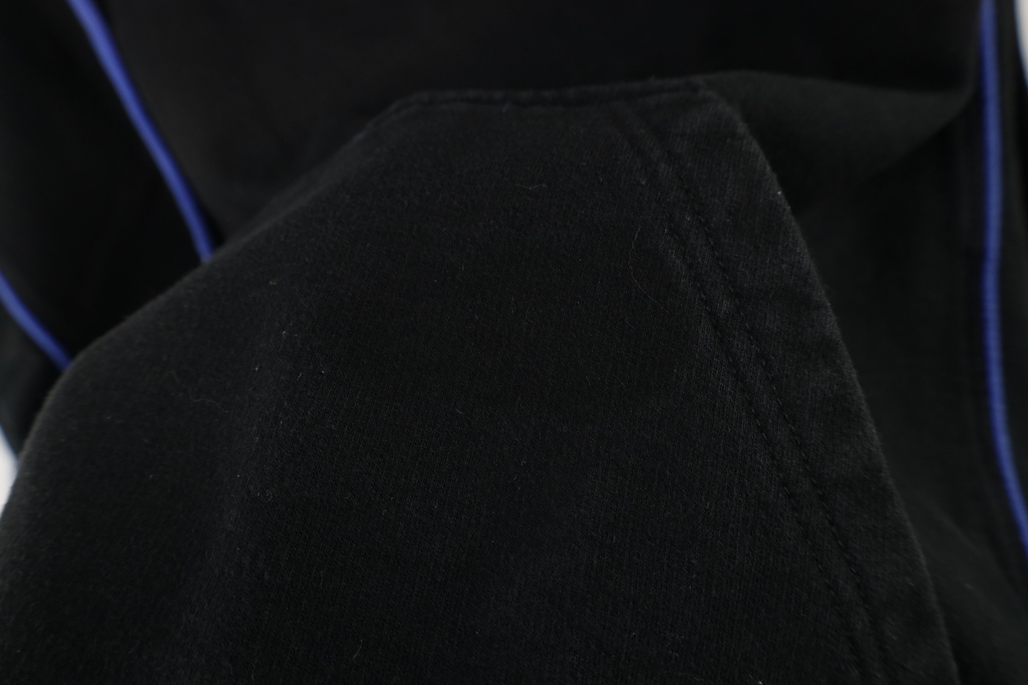 Vintage Vintage 90s Streetwear Blank Hoodie Sweatshirt Black Size US XL / EU 56 / 4 - 4 Thumbnail