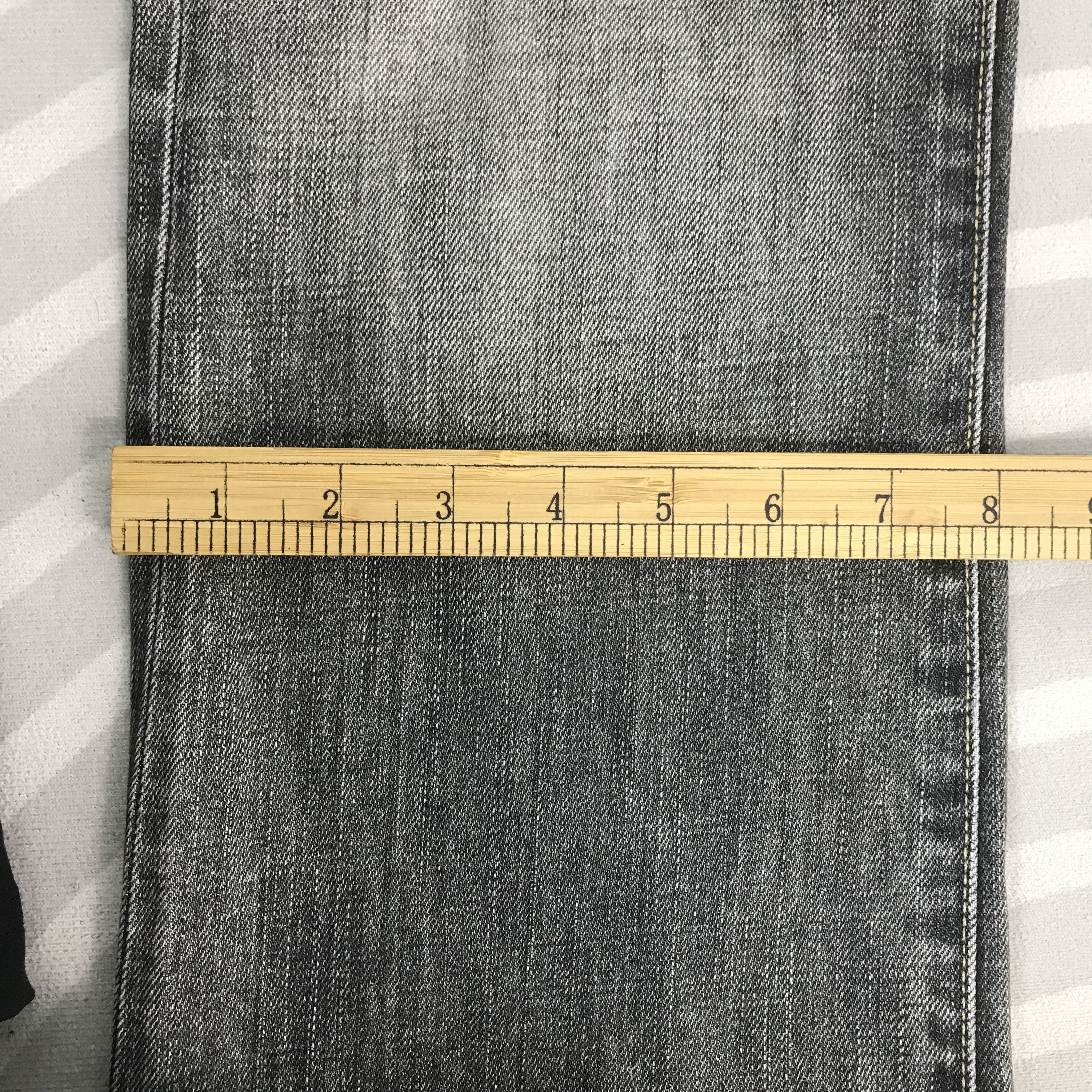 Japanese Brand Flare Japanese Uniqlo Distressed Denim black pants K54B11 Size US 30 / EU 46 - 11 Thumbnail