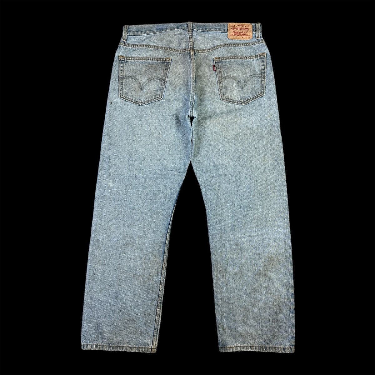 If Six Was Nine × Levi's × Vintage 💥Vintage Y2K Levis 505 Sick Dirty Rusty Washed Blue Jean Size US 36 / EU 52 - 2 Thumbnail