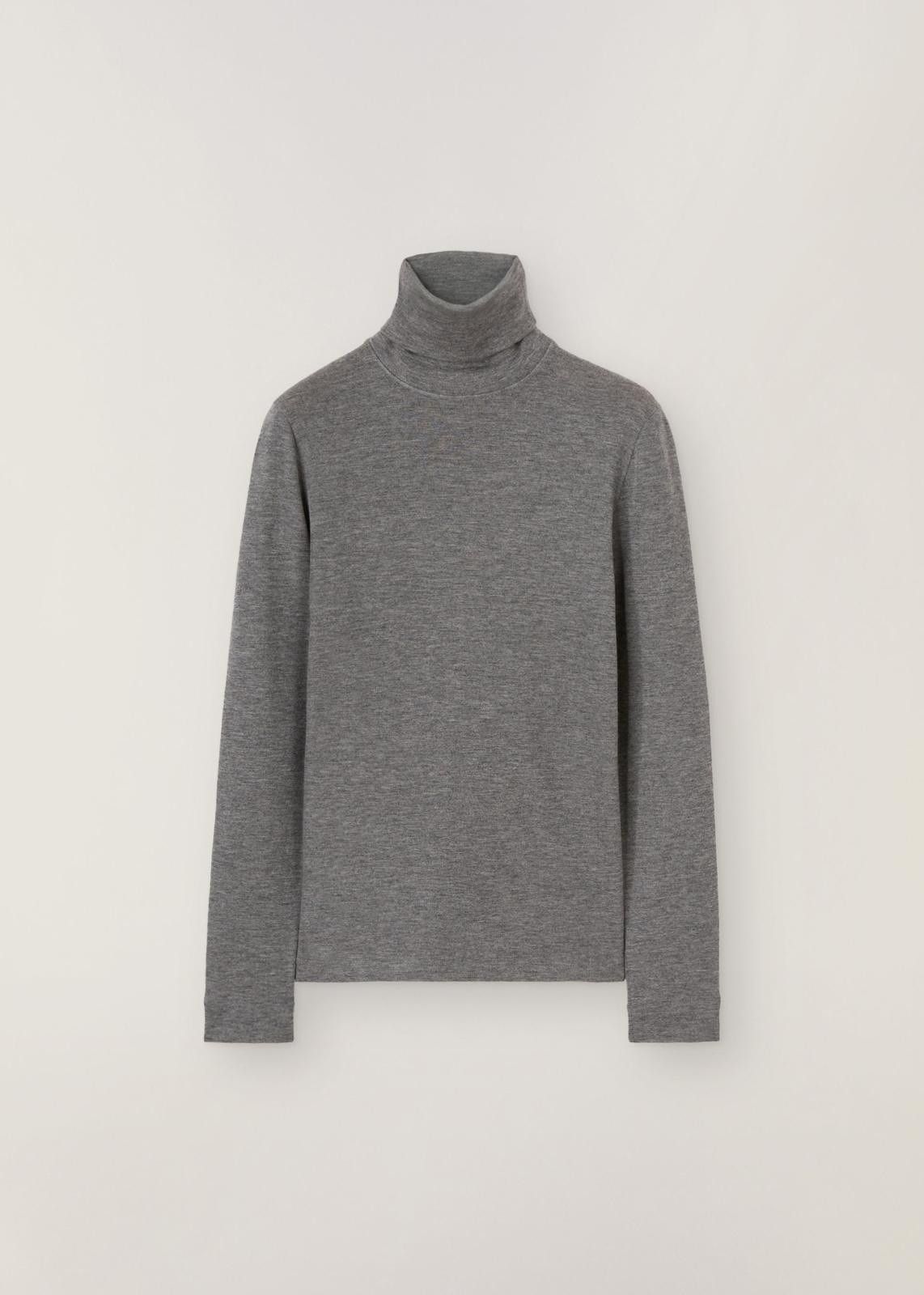 Loro Piana o1srvl11e0125 Guastalla Turtleneck Sweater in Grey Size M / US 6-8 / IT 42-44 - 1 Thumbnail