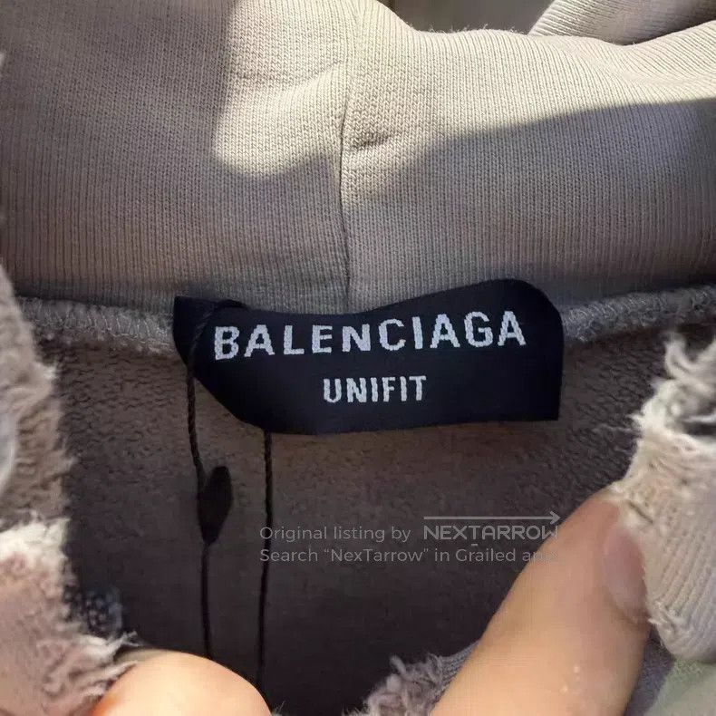 Balenciaga Balenciaga Mosaic Pixel Logo Brown Hat Sweatshirt Size US S / EU 44-46 / 1 - 7 Thumbnail
