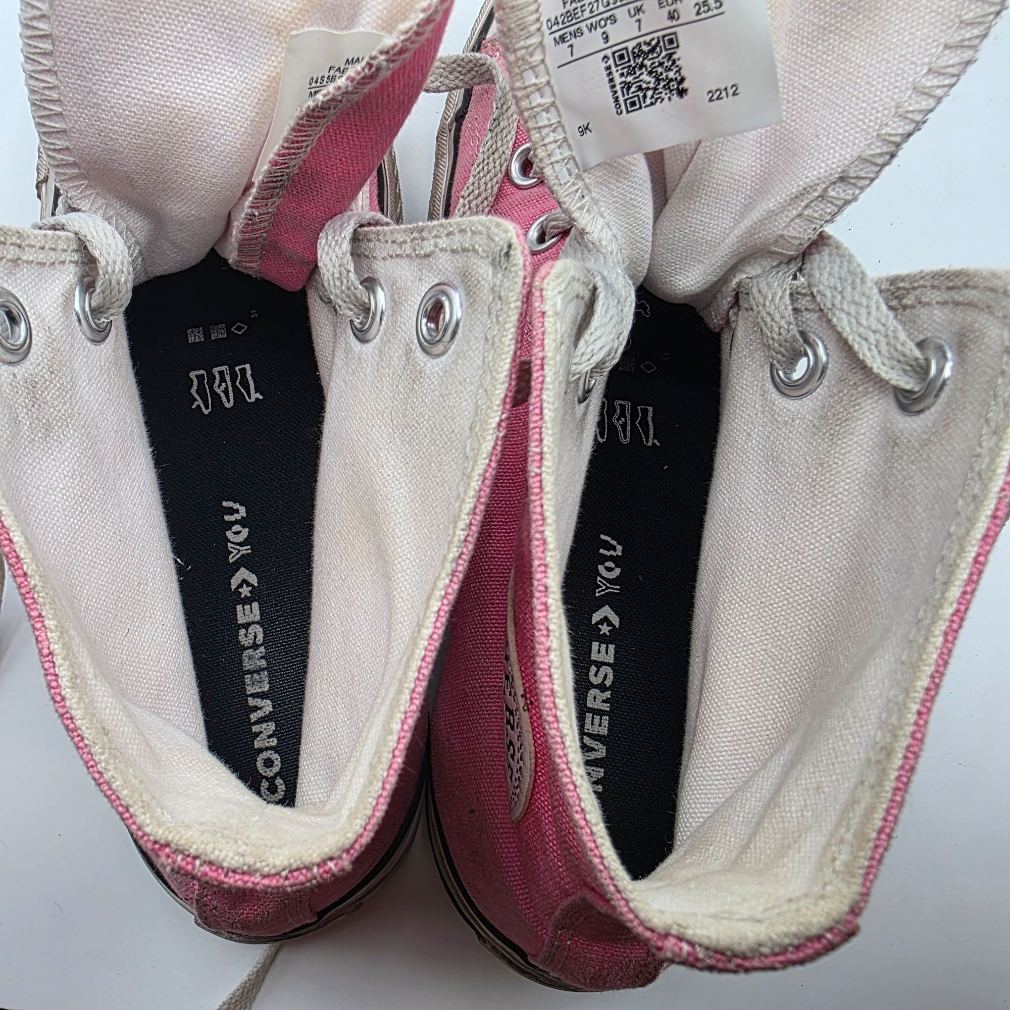 Converse Converse All Star Womens Size 9 Pink High Top Sneakers Casua Size US 9 / IT 39 - 7 Thumbnail