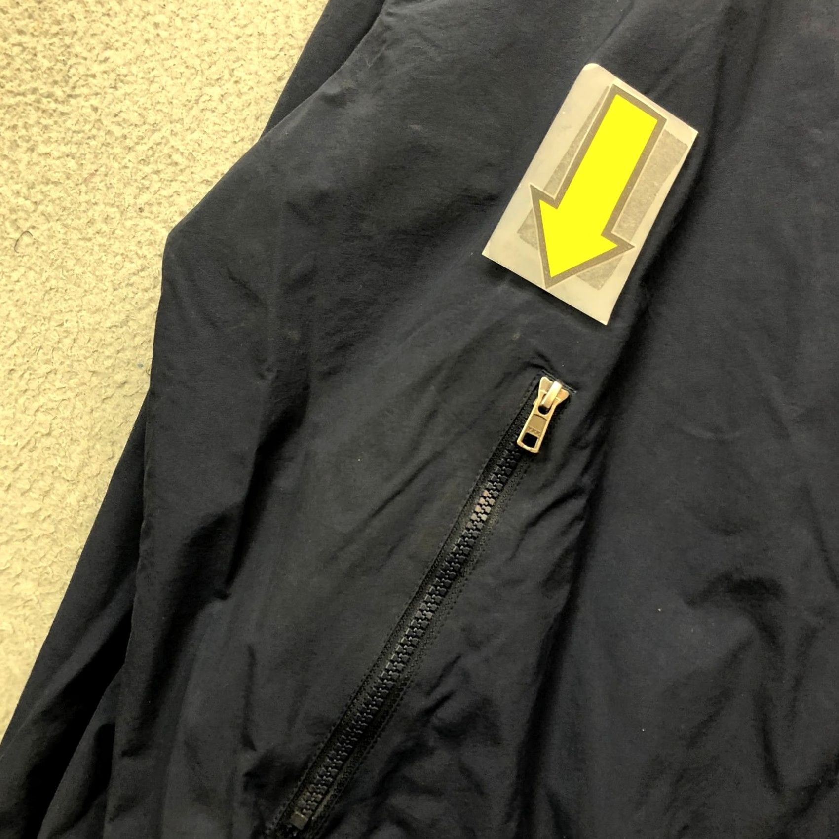 Vintage LL Bean Lined Nylon Bomber Jacket Mens XXL Navy Full Zip Pockets Logo Wind Water Resistant Size US XXL / EU 58 / 5 - 6 Thumbnail