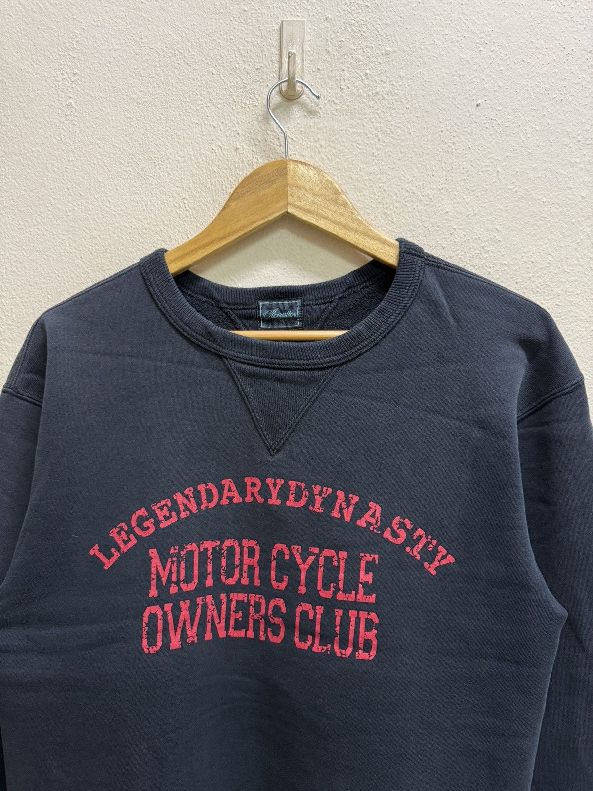 Japanese Brand Acoustic Motorcycle Owner Club Crewneck Sweatshirt Size US S / EU 44-46 / 1 - 19 Thumbnail