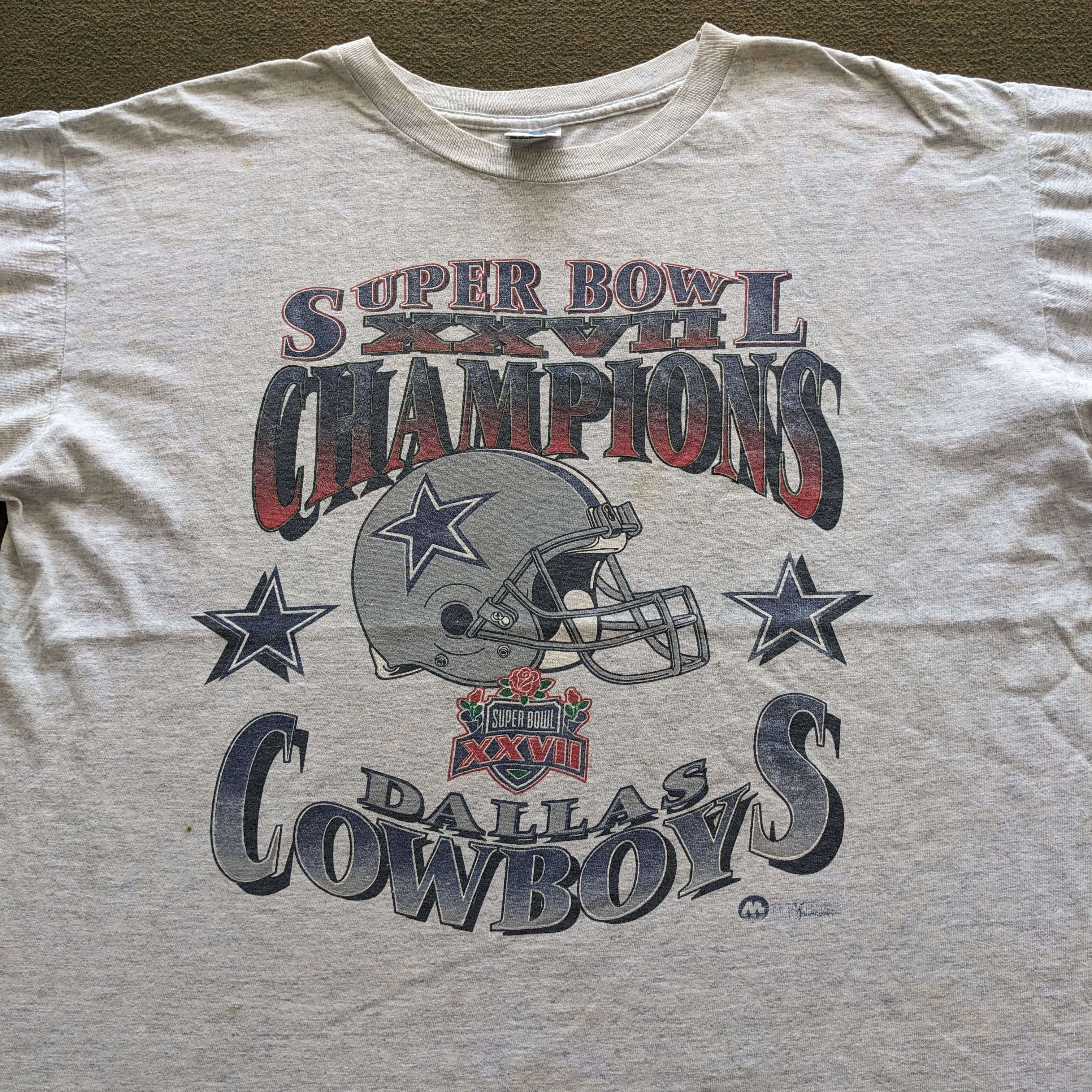 Other Vintage 90's Dallas cowboys Super Bowl Champions Tshirt Size US XL / EU 56 / 4 - 2 Thumbnail