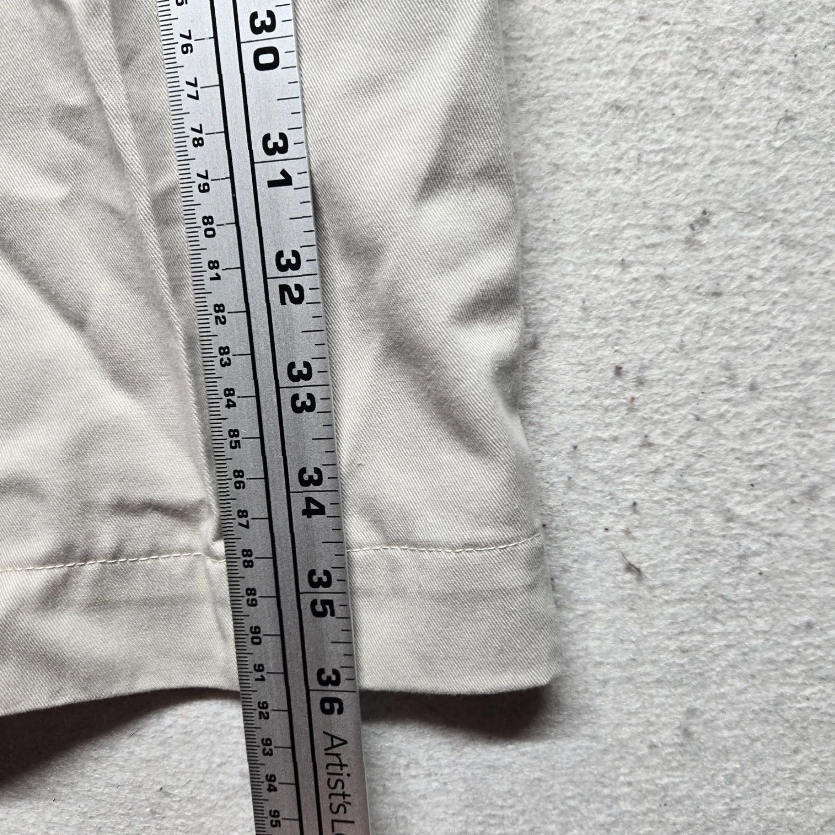 Vintage Christopher & Banks Pants Capri Women Adult 12 White Comfort Stretch Casual Size 34" / US 12 / IT 48 - 6 Thumbnail