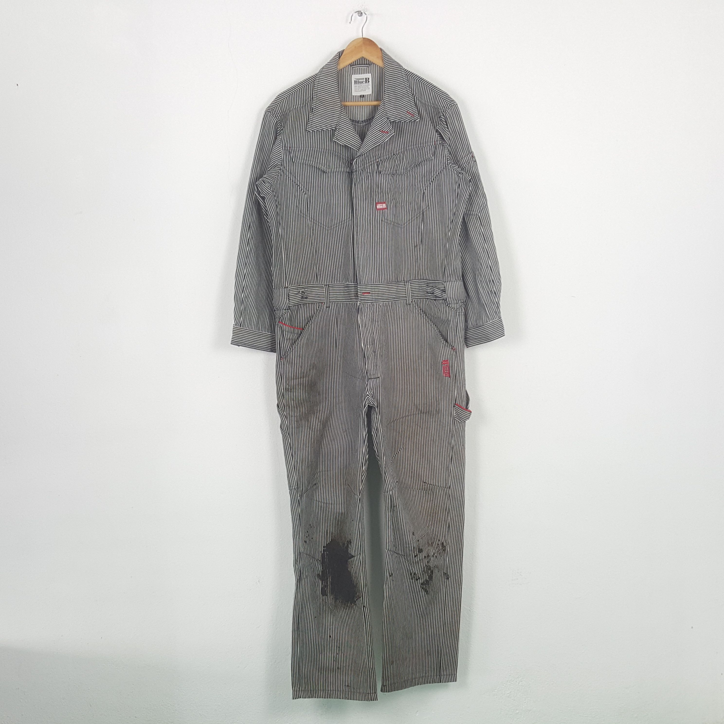 Japanese Brand Vintage Blue B Custom Hysteric Coverall Jacket C302N8 Size US L / EU 52-54 / 3 - 4 Thumbnail