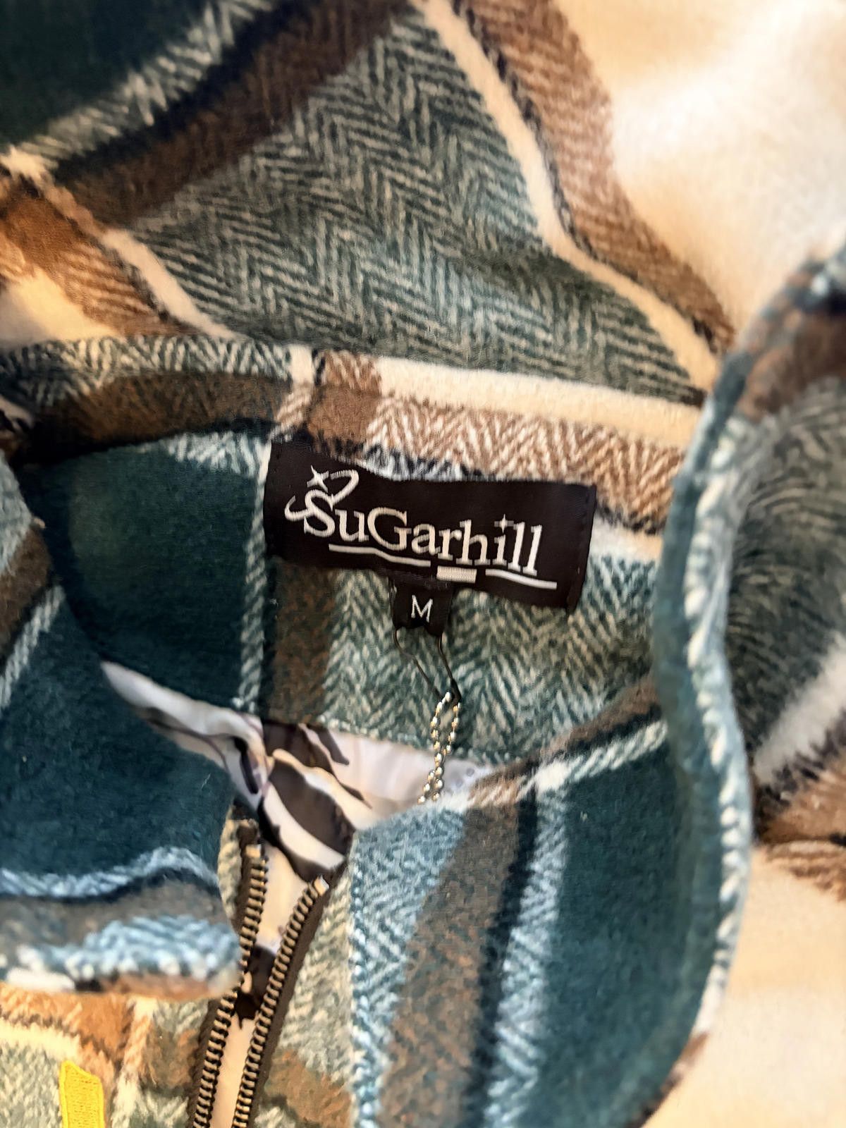 Other Sugarhill Green Plaid Graphic Fannel Jacket (Size Medium) Size US M / EU 48-50 / 2 - 2 Thumbnail