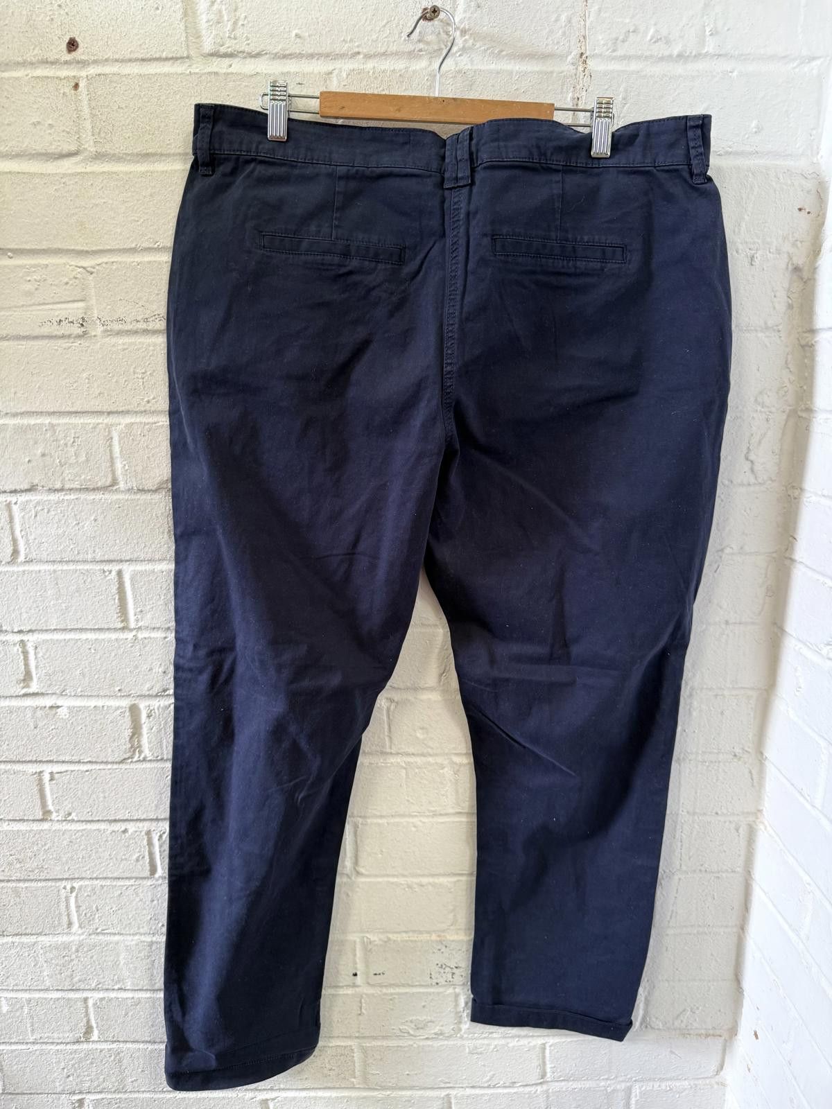 Chicos Stylish Navy Chino Trousers Size US 30 / EU 46 - 3 Thumbnail