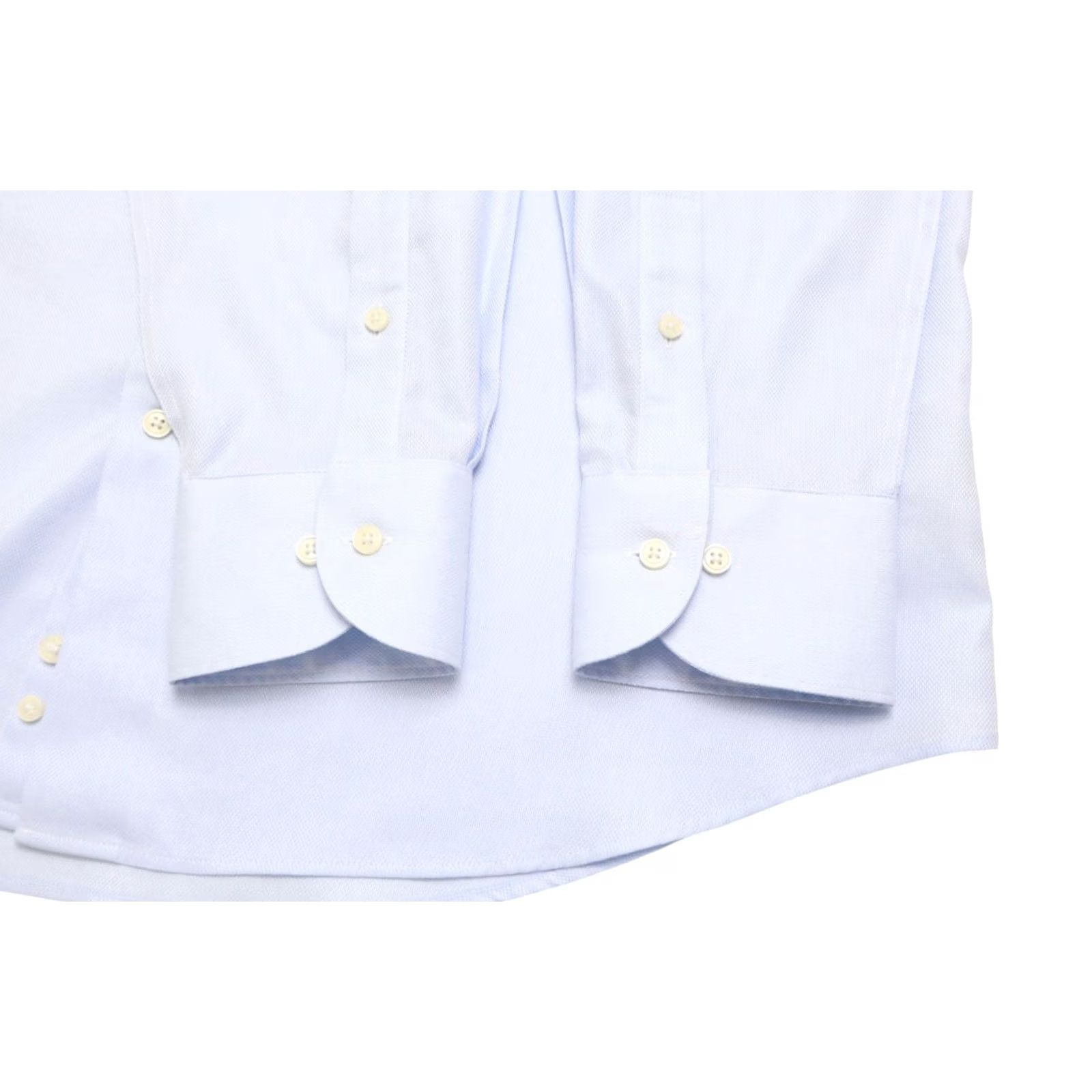 Suitsupply Suitsupply Slim Fit Formal Shirt Blue 43 / 17 Button-Up Dress Shirt Men, New, Button Up, Collared, Long Sleeve, Cotton, Suitsupply Size 46R - 5 Thumbnail