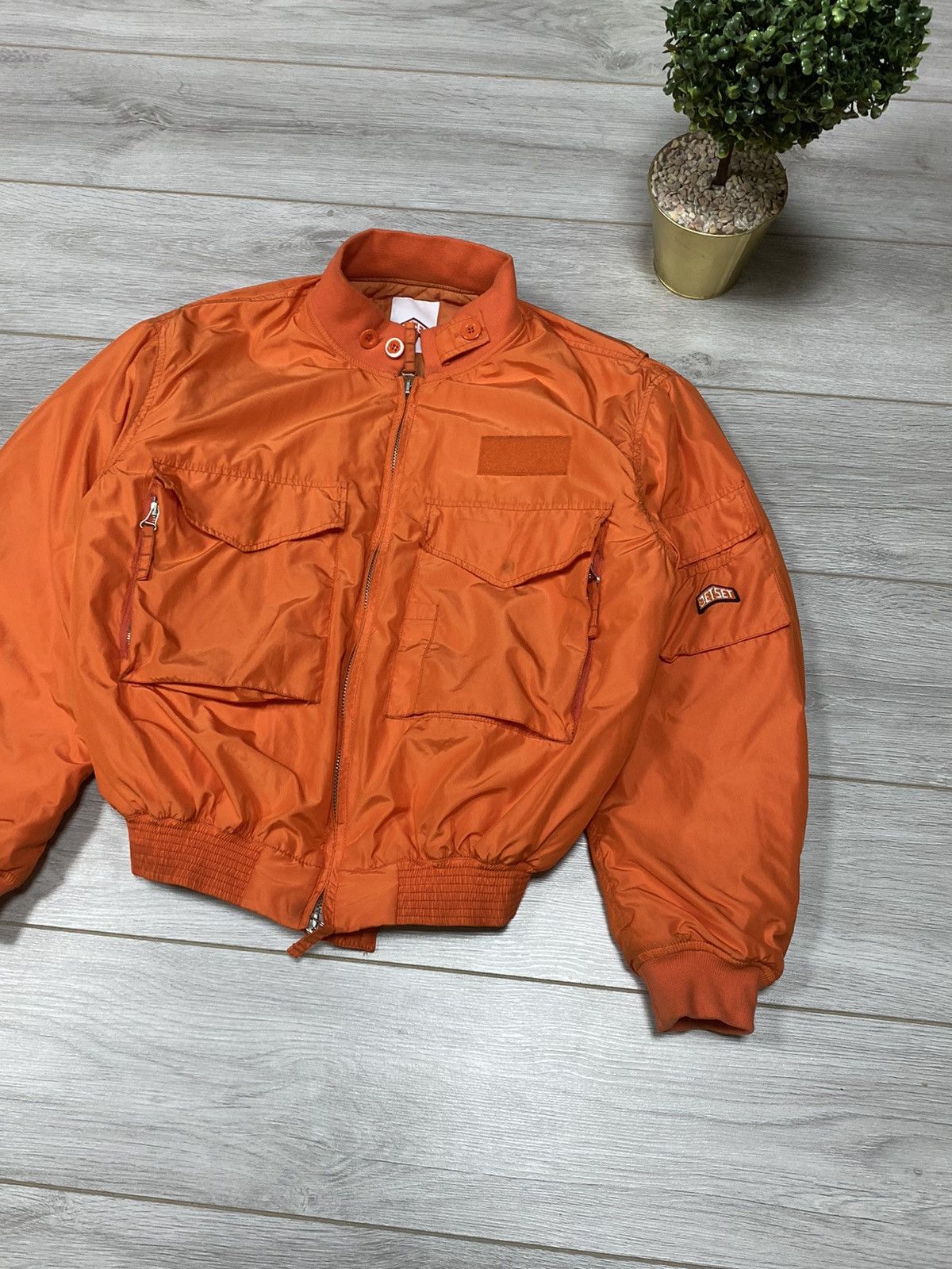 JET SET Jest Set vintage bomber designer zip jacket Size US M / EU 48-50 / 2 - 7 Thumbnail