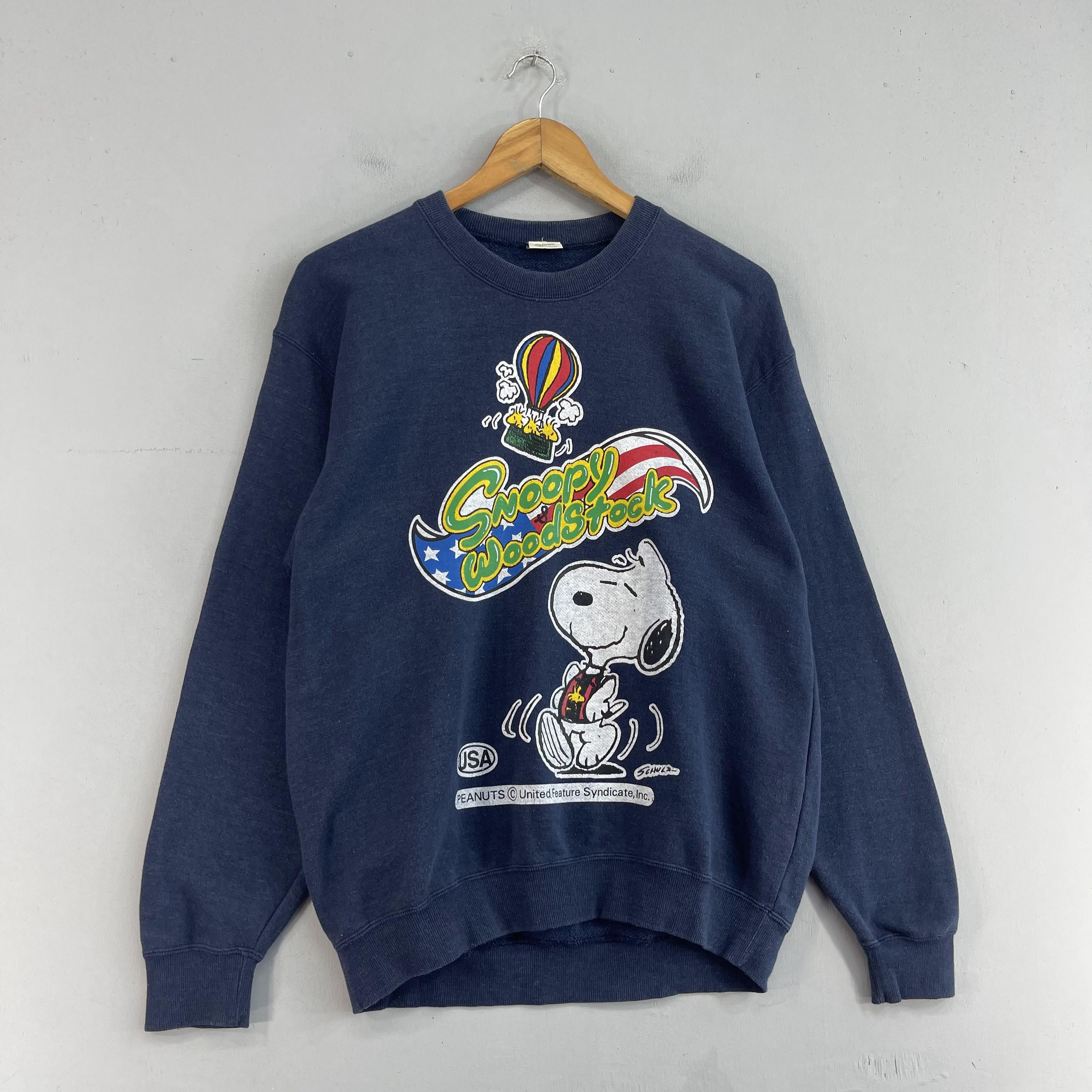 Vintage 90's SNOOPY Woodstock Cartoon Printed Sweatshirt
