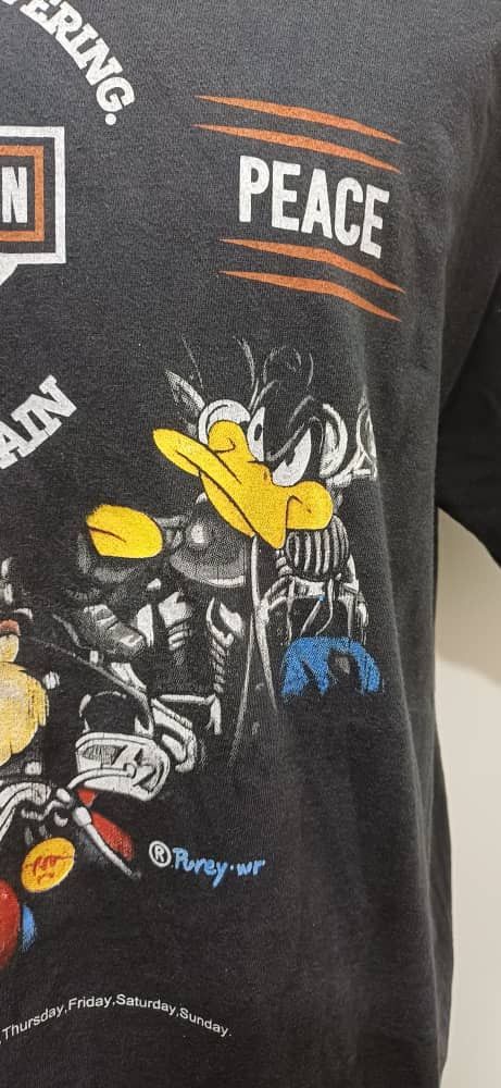 Champion VINTAGE 90's HARLEY DAVIDSON X LOONEY TUNES SHIRT Size US L / EU 52-54 / 3 - 7 Thumbnail