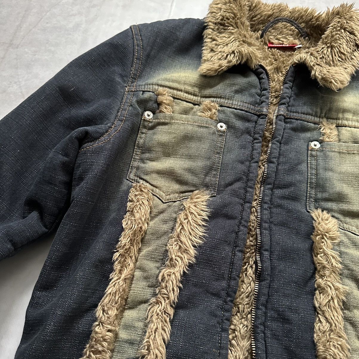 Hysteric Glamour × Undercover Punk LGB If Six Was Nine Fur Jacket Rick Owens Style Size L / US 10 / IT 46 - 7 Thumbnail