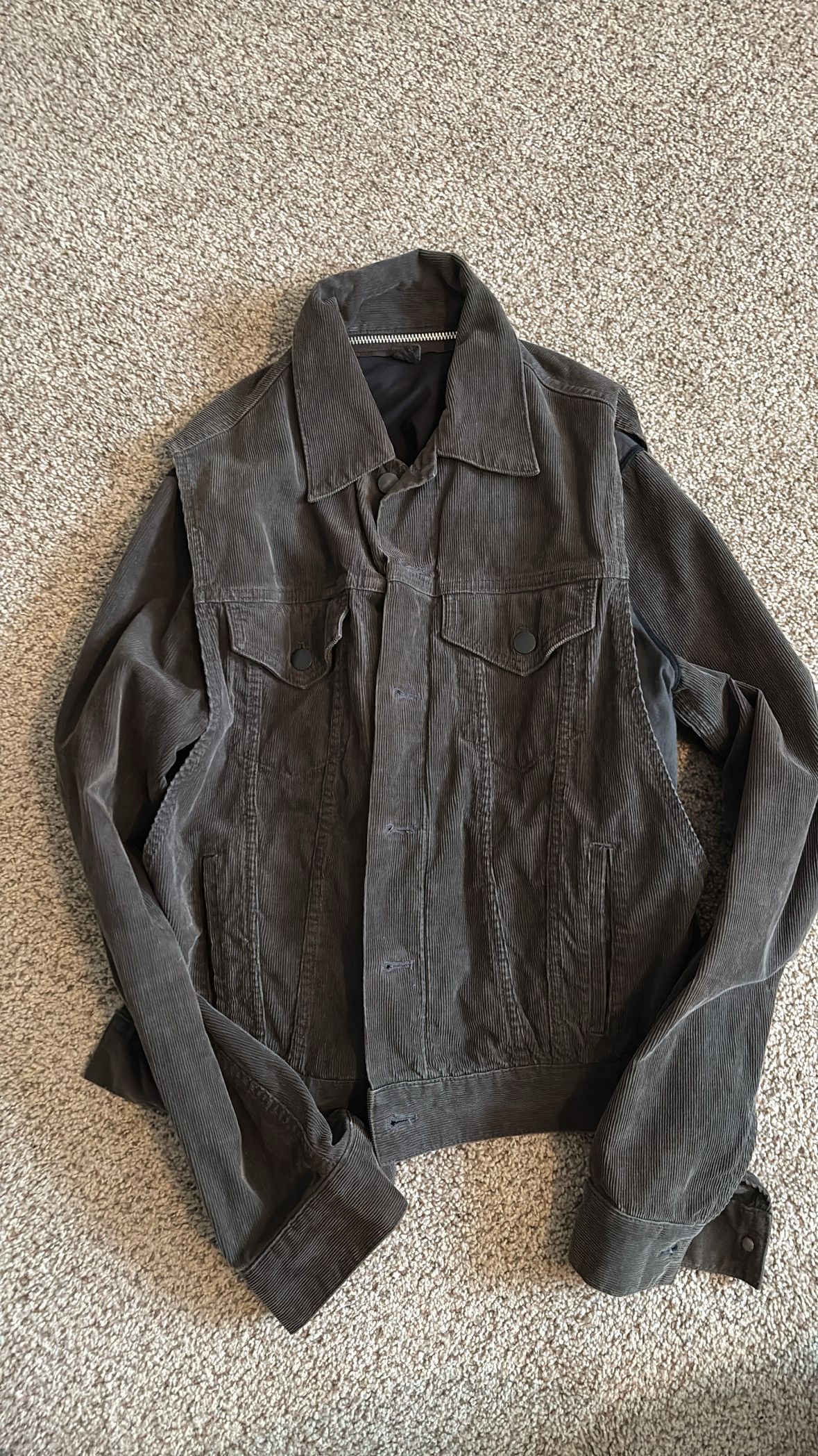 Maison MIHARA YASUHIRO Maison MIHARA YASUHRIO Corduroy Zipper Button Jacket Size US S / EU 44-46 / 1 - 2 Thumbnail