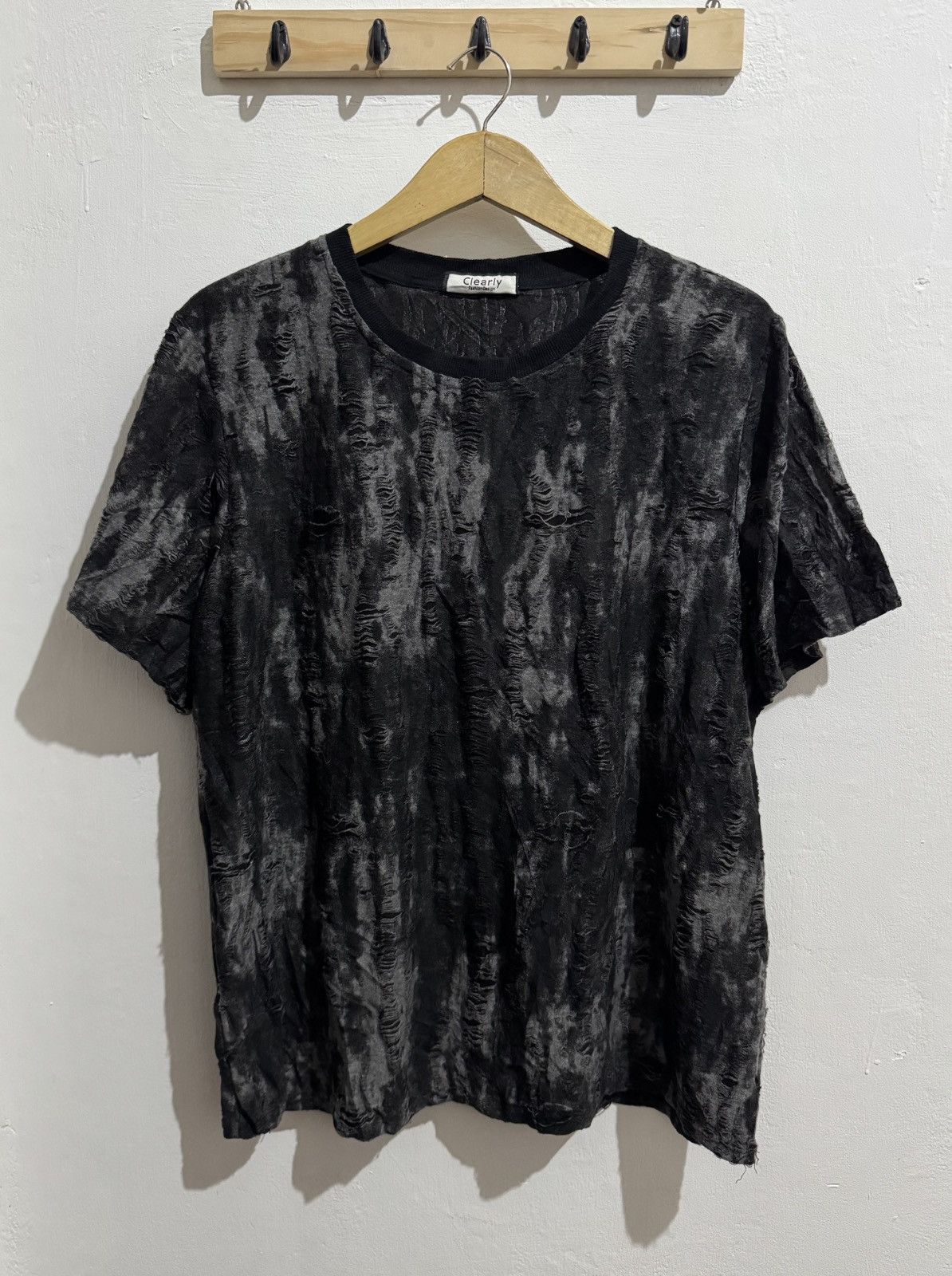 Hysteric Glamour Y2k Cleary wash Distressed ifsixwasnine tshirt Size US L / EU 52-54 / 3 - 1 Thumbnail
