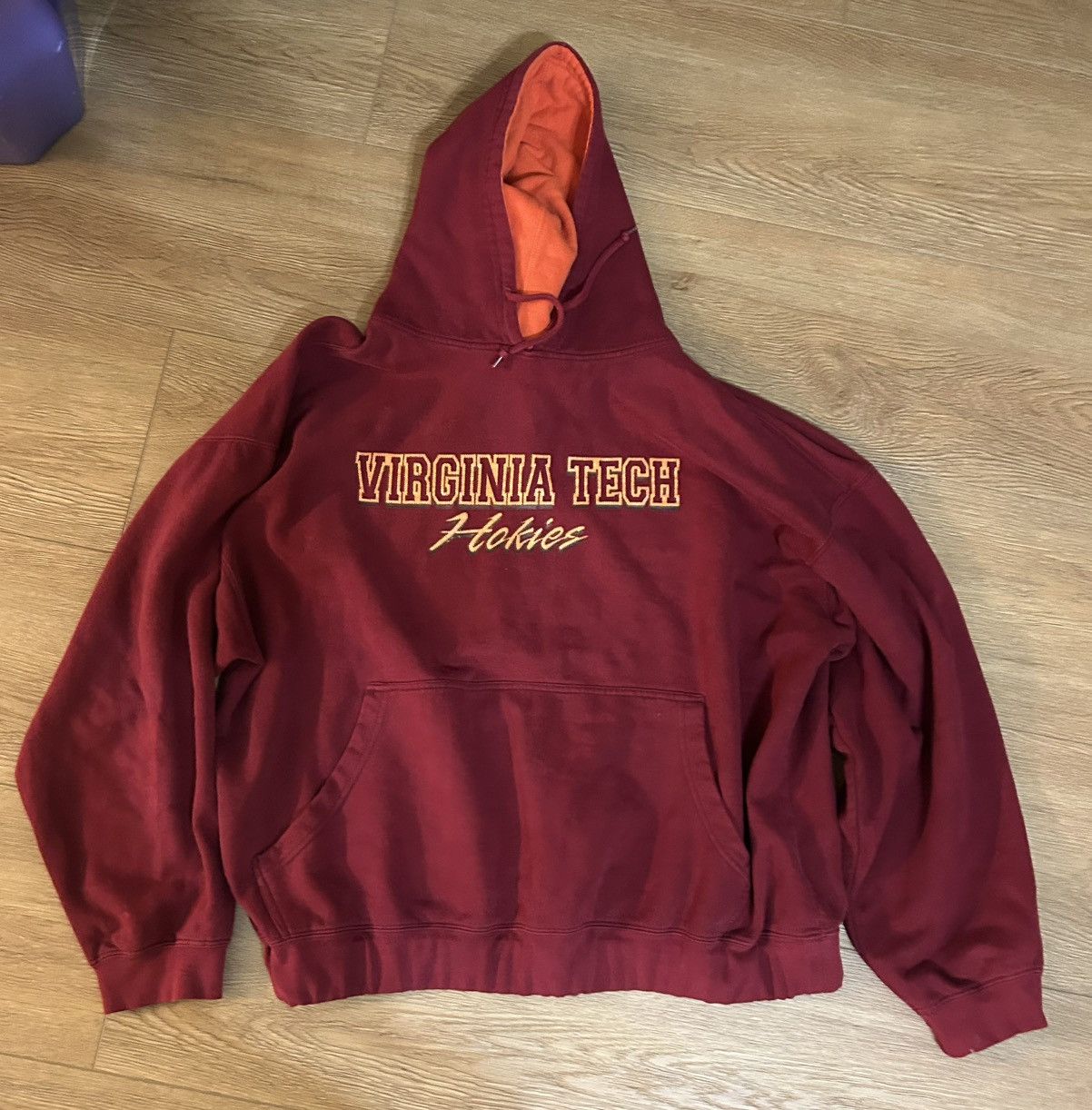Vintage Vintage Starter Virgina Hokies Hoodie Size US XXL / EU 58 / 5 - 1 Thumbnail