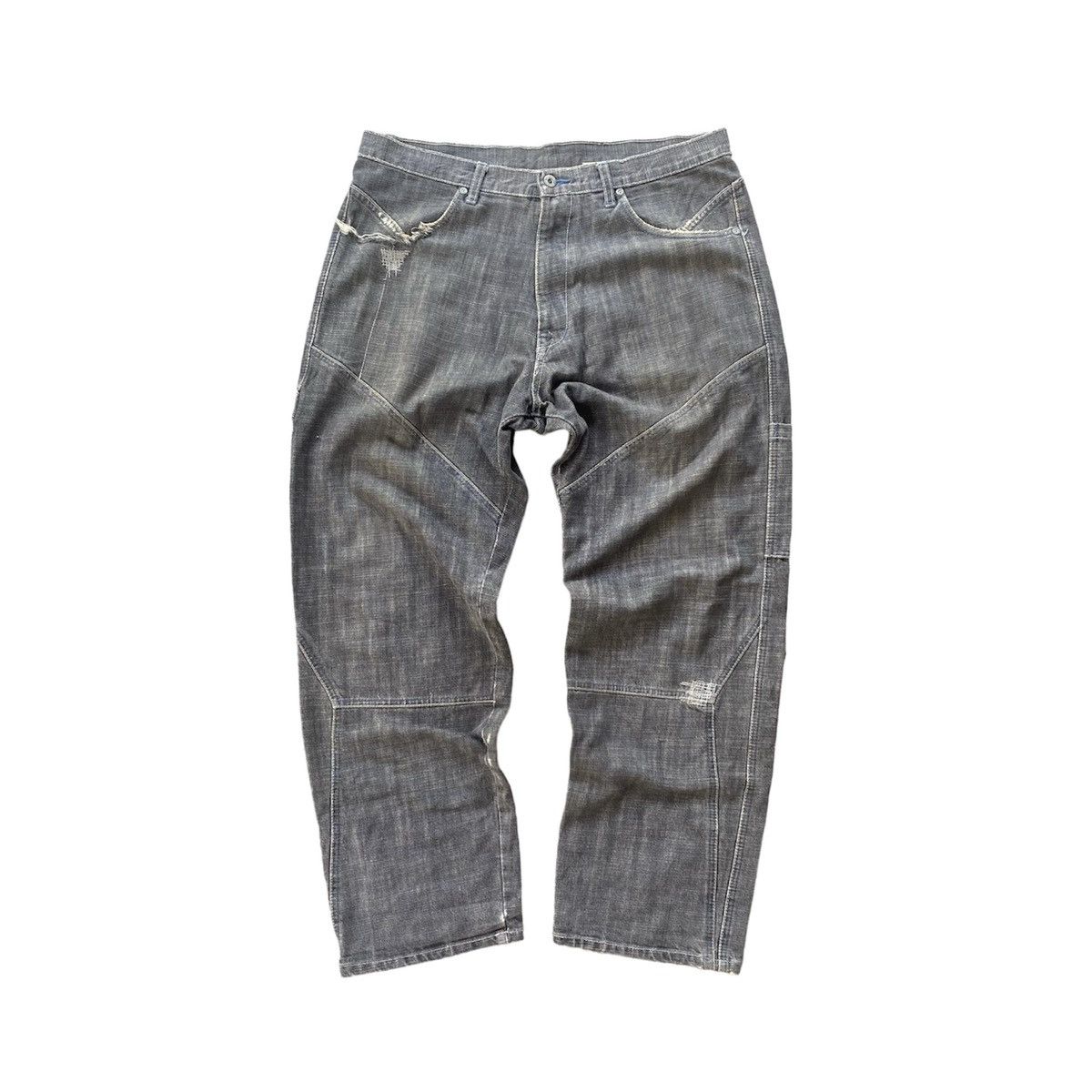 Japanese Brand × MasterPiece Hectic denim baggy Size US 36 / EU 52 - 1 Thumbnail