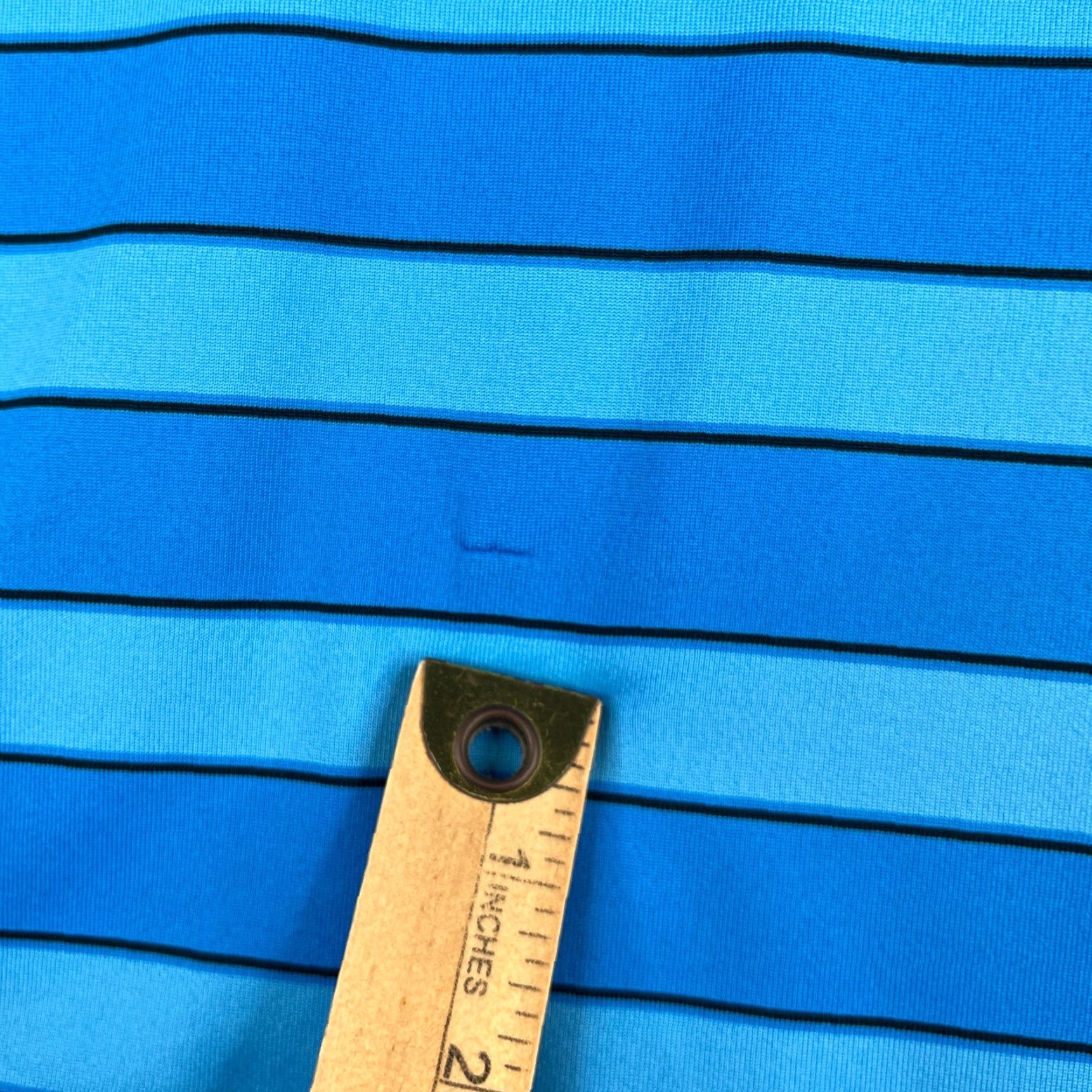 Under Armour Under Armour Polo Shirt Mens Large Blue Striped HeatGear Size US L / EU 52-54 / 3 - 7 Thumbnail
