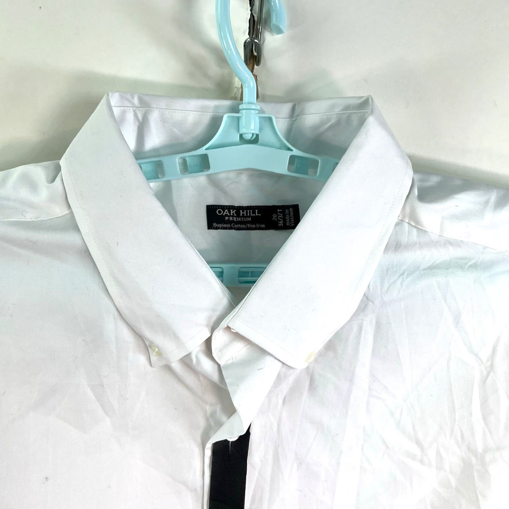 Vintage VINTAGE Oak Hill Mens Button-Up Shirt Big & Tall 20 White Cotton Non-Iron Casual Business Size US XXL / EU 58 / 5 - 2 Thumbnail