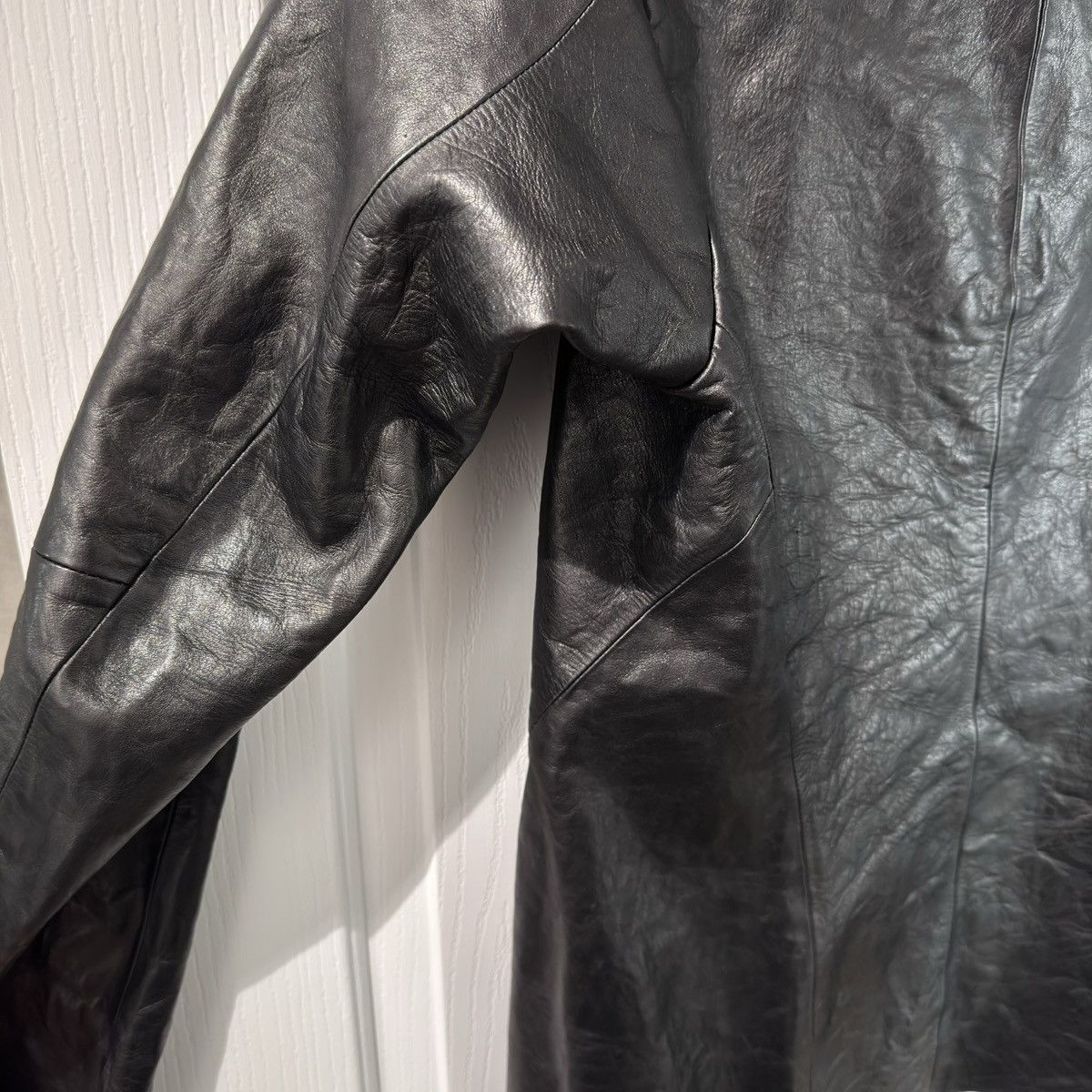 D.Hygen D. HYGEN Horse Leather Jacket – Size 2 (JP) / EU 46–48 Size US S / EU 44-46 / 1 - 11 Thumbnail