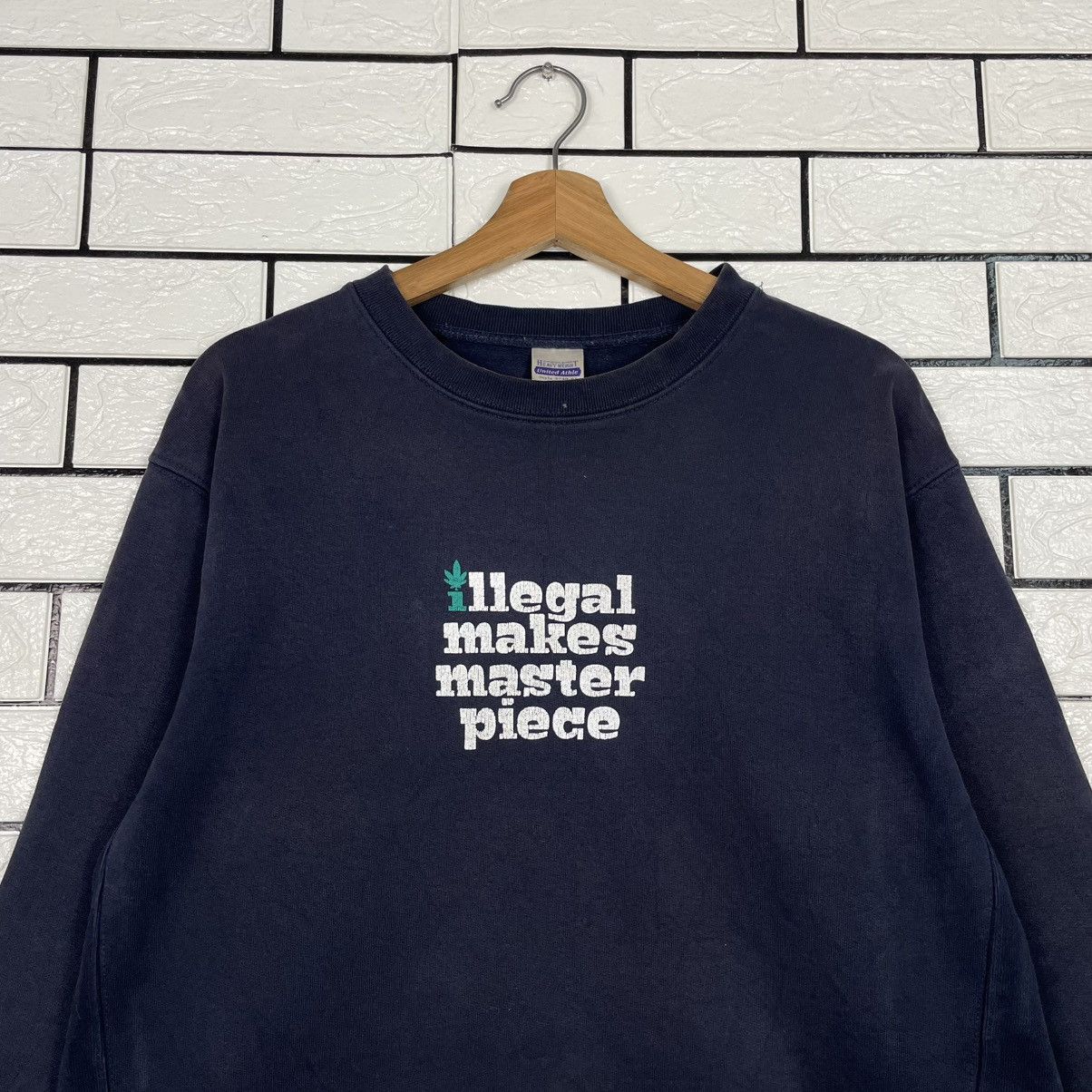 Other Vintage Illigal Makes Master Piece Sweatshirt Size US L / EU 52-54 / 3 - 2 Thumbnail