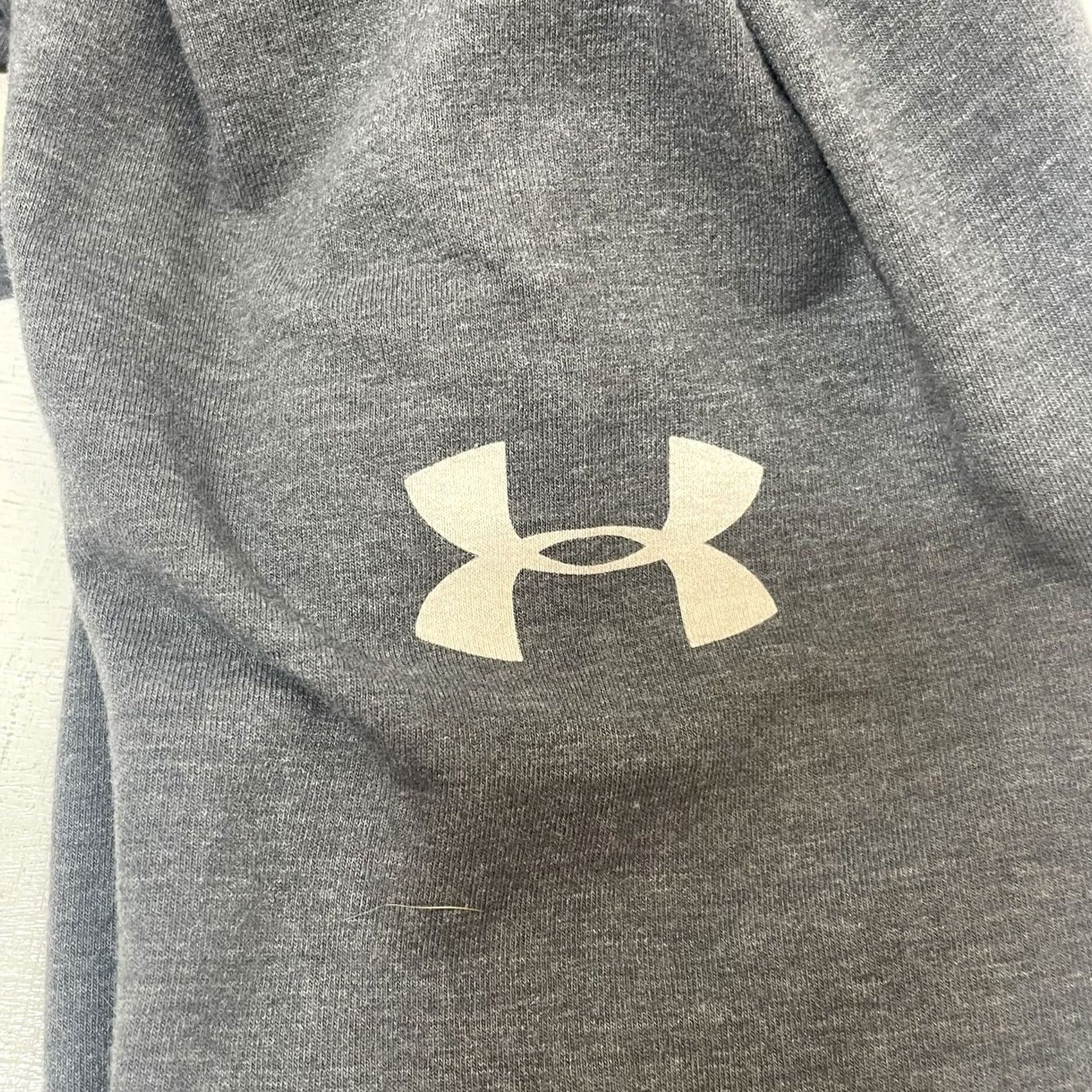 Under Armour Under Armour Shirt Men XL Long Sleeve HeatGear Gray Iron Paradise The Rock Logo Crew Neck Sports Gym Activewear Size US XL / EU 56 / 4 - 7 Thumbnail