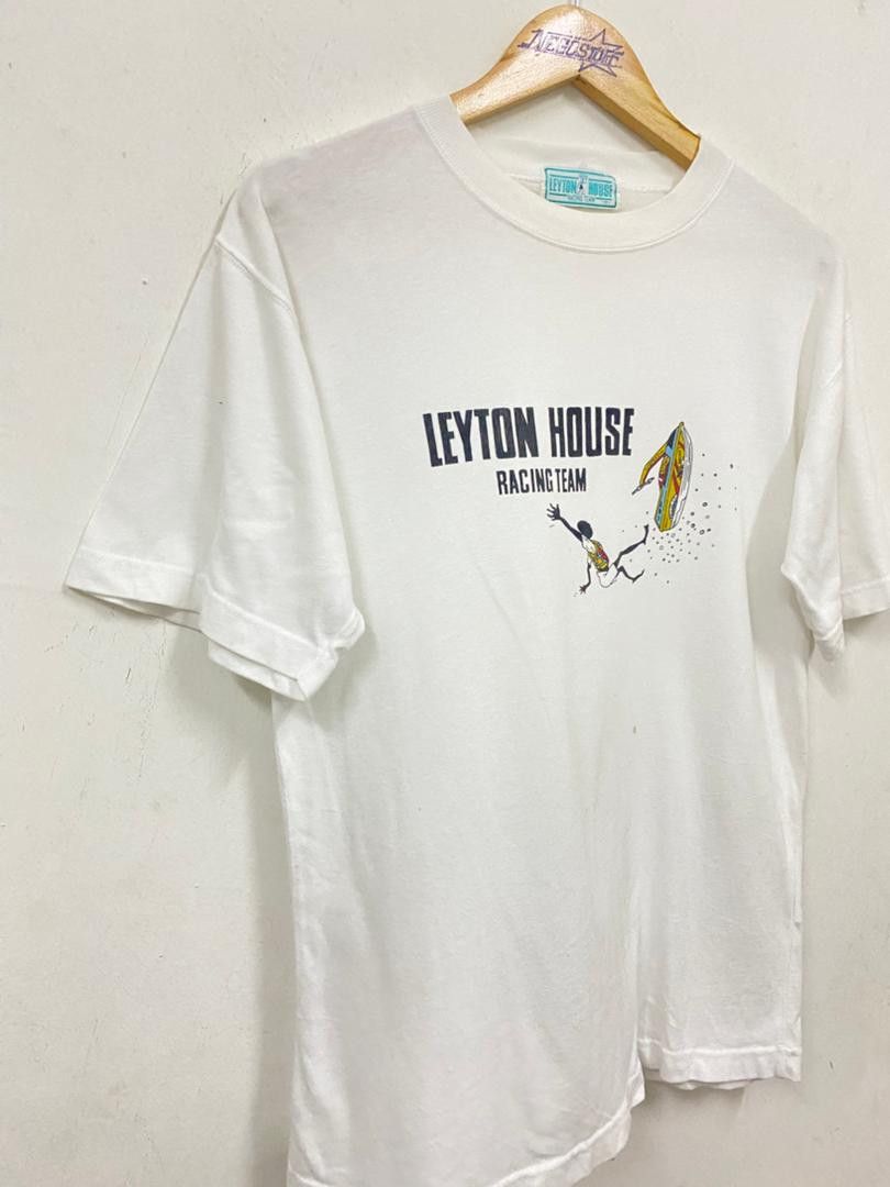 Vintage VTG 90s Leyton House Racing Team t shirt art Size US M / EU 48-50 / 2 - 3 Thumbnail