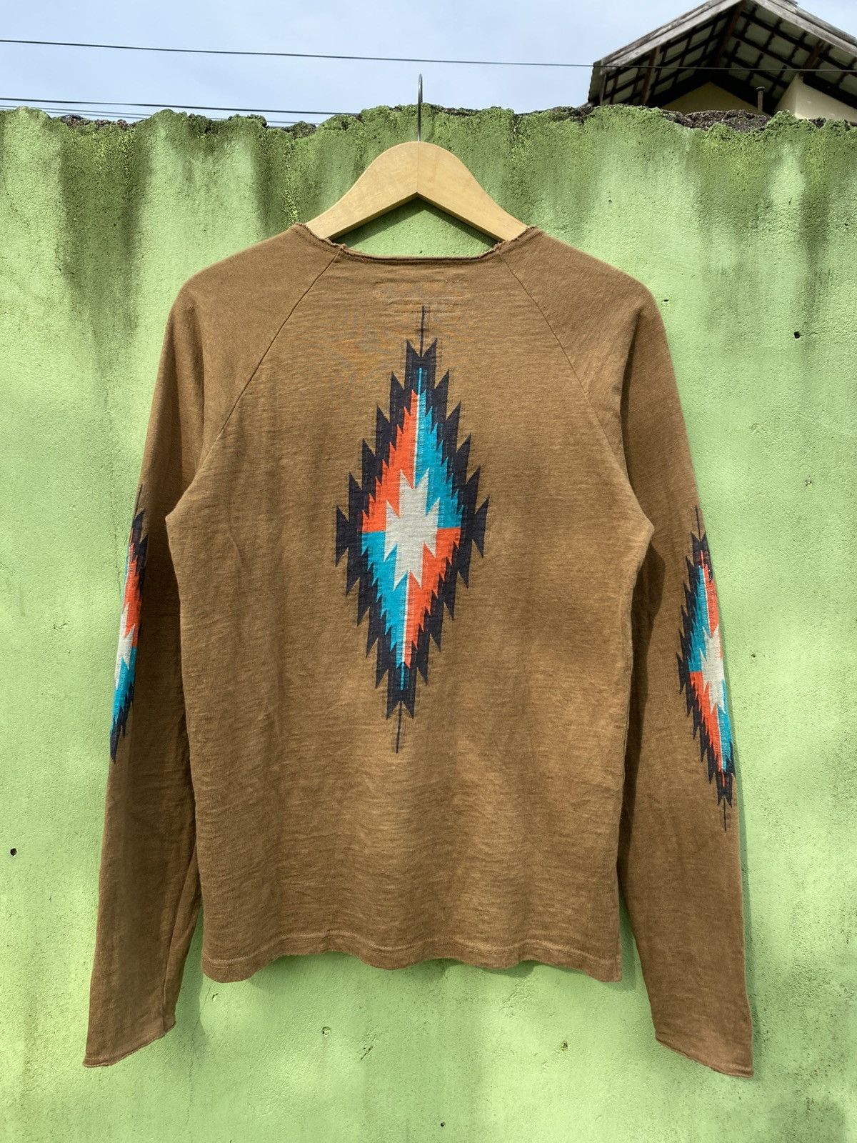 Kapital KAPITAL Made In Japan Native Pattern Long Sleeve Tee Iconic Size US M / EU 48-50 / 2 - 2 Thumbnail
