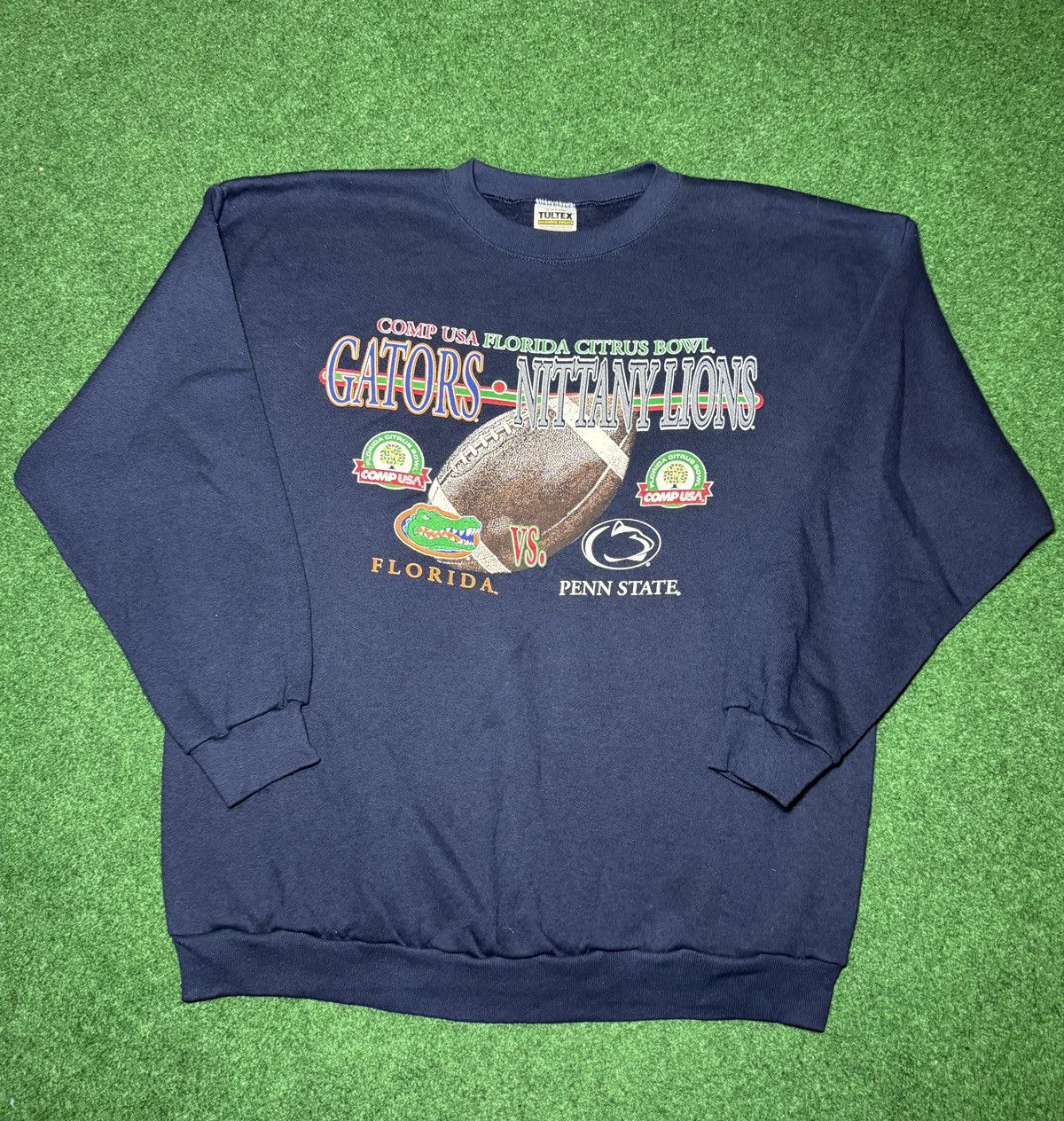 NCAA × Tultex × Vintage Vtg 90s Citrus Bowl Florida Gators NCAA Football Sweatshirt Size US XXL / EU 58 / 5 - 1 Thumbnail