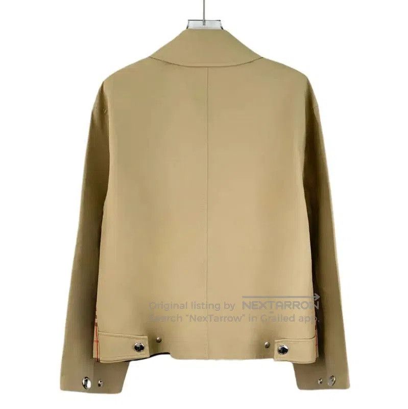 Burberry Burberry Brown Cotton Women's Jacket. Size S / US 4 / IT 40 - 2 Thumbnail