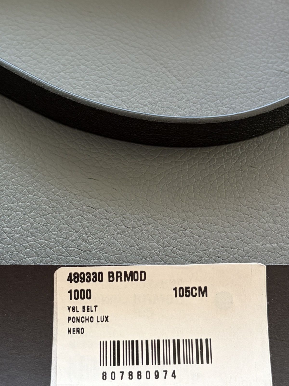 Saint Laurent Paris Saint Laurent Super Skinny Leather Vintage Belt Brand New Size 36 - 13 Thumbnail