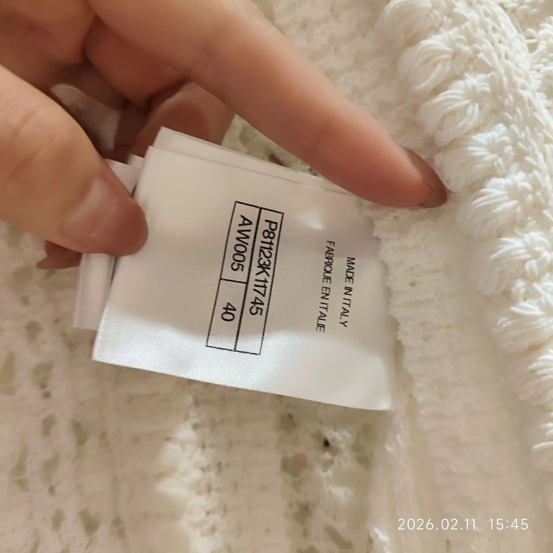 Chanel Chanel 26C White Lace Knit Cardigans 40 98 New Size M / US 6-8 / IT 42-44 - 3 Thumbnail