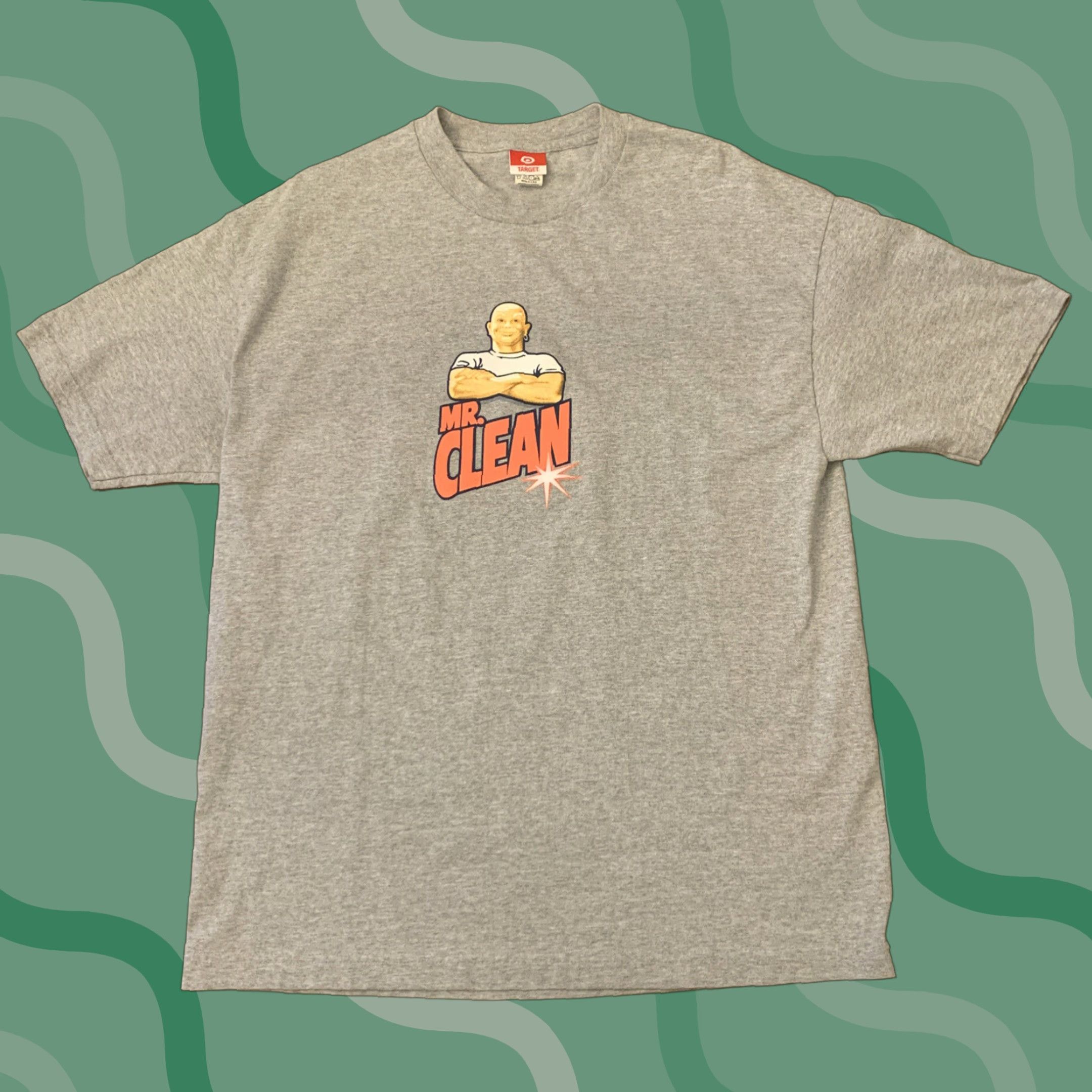 Vintage VINTAGE Mr. Clean Graphic T-Shirt USA 100% Cotton Size XL Mens Gray 90s Target Procter & Gamble Shirt Size US M / EU 48-50 / 2 - 1 Thumbnail