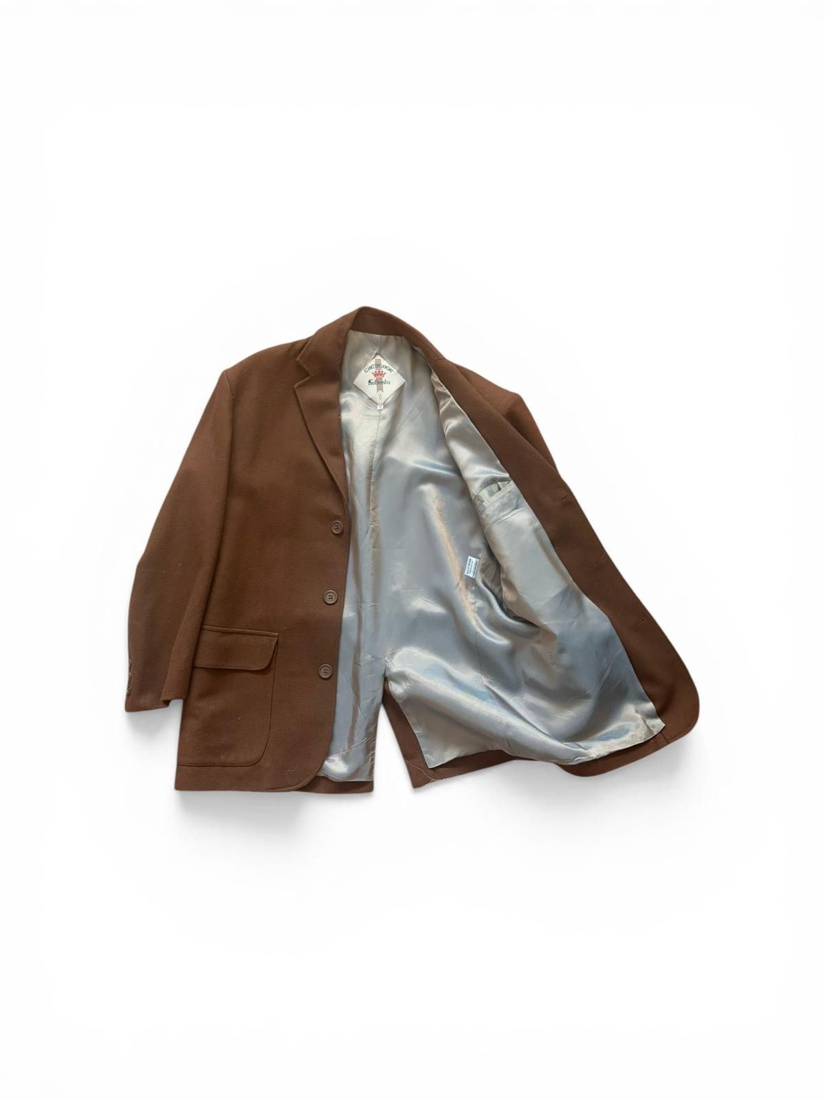 Chevignon Chevignon Mens Tradition Vintage 90s Brown Blazer Silver Size US M / EU 48-50 / 2 - 1 Thumbnail