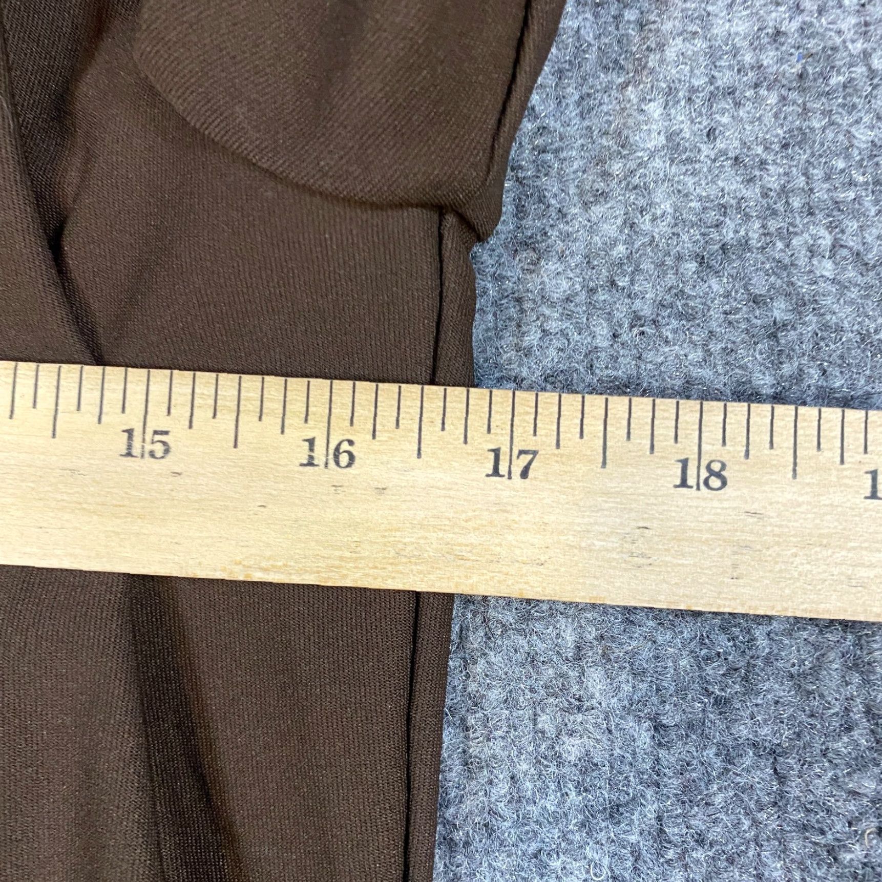Spanx Spanx Womens Blouse M Brown Solid V-Neck 3/4 Sleeve Knit Pullover Top Regular Size Type Girls Womens (adjusted): Size M / US 6-8 / IT 42-44 - 4 Thumbnail