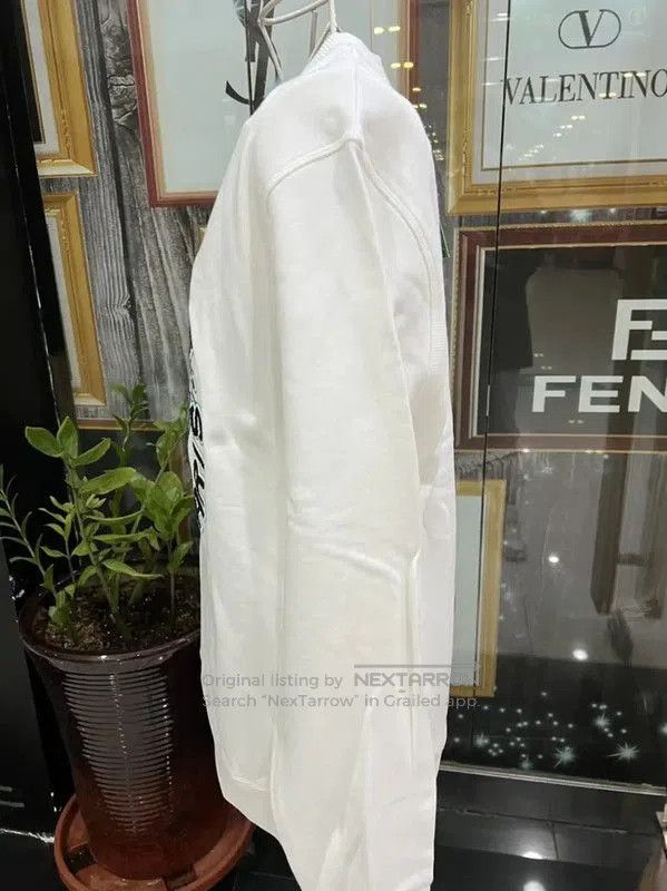 Kenzo Kenzo White Cotton Tiger Head Long Sleeve Top . Size L / US 10 / IT 46 - 3 Thumbnail