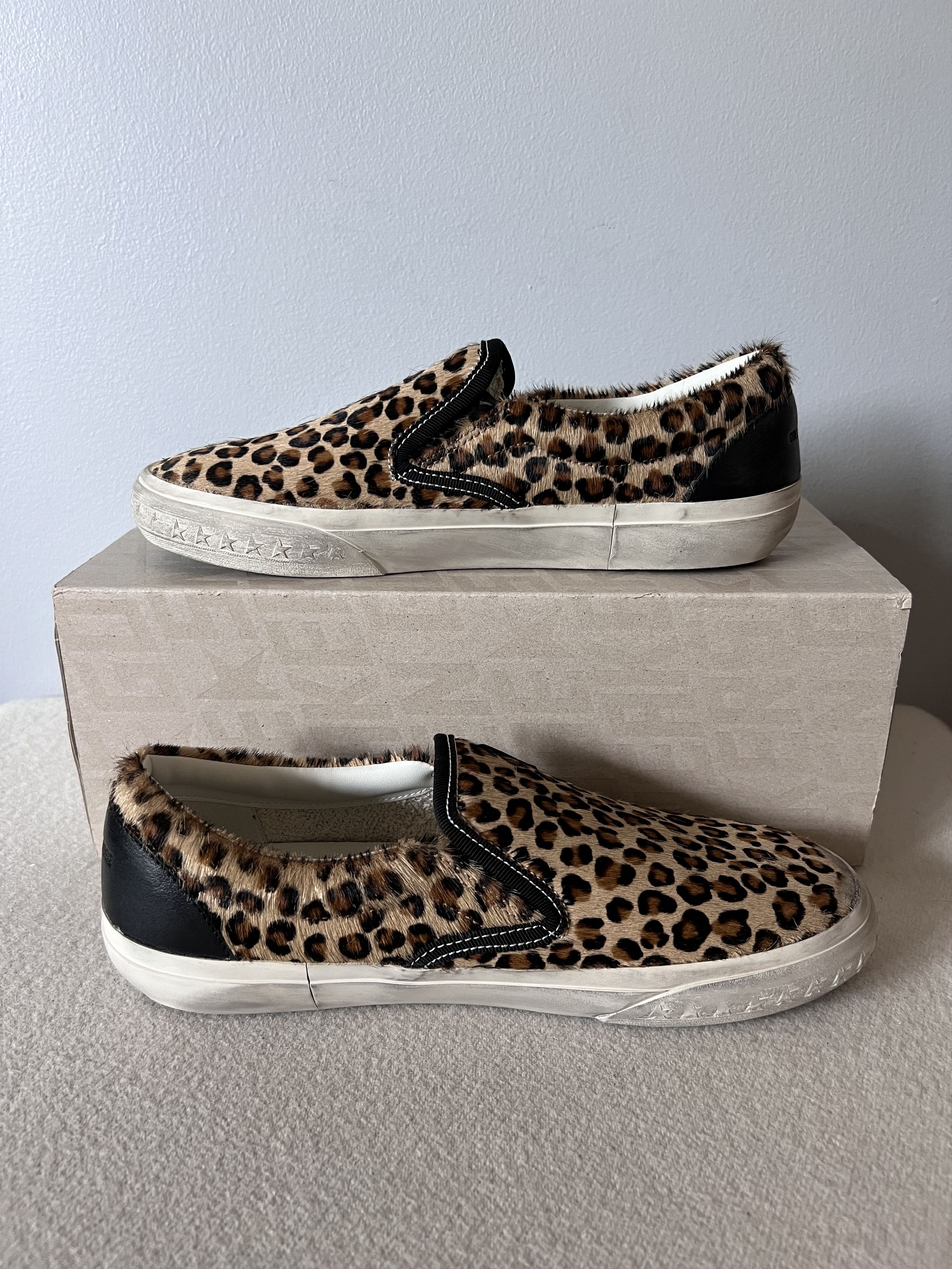 Golden Goose Golden Goose VCE Penstar Slip On in Leopard Size US 10 / IT 40 - 3 Thumbnail