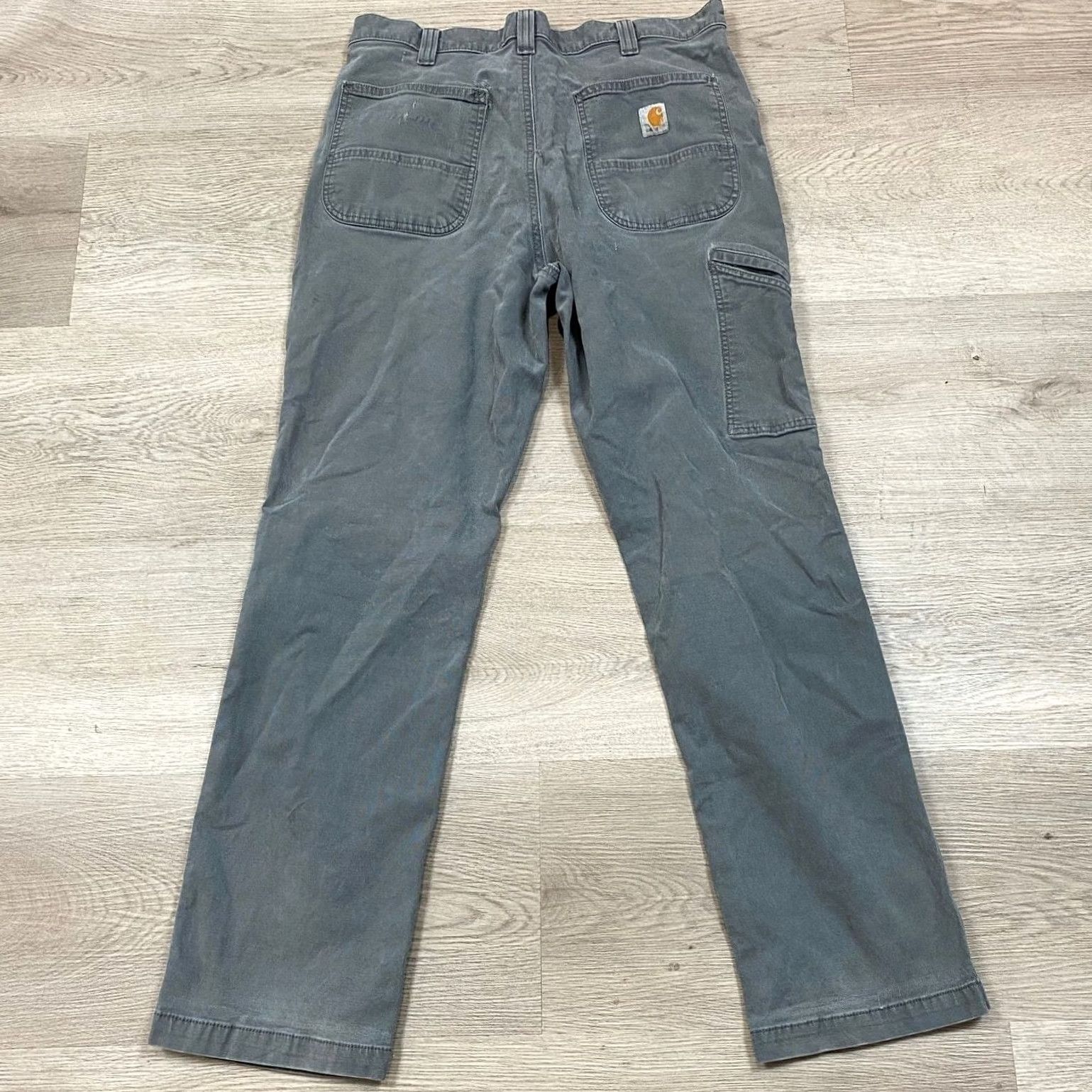 Carhartt Carhartt Work Pants Men's Relaxed Fit Rugged Flex 34x30 Gray Carpenter Size US 34 / EU 50 - 3 Thumbnail
